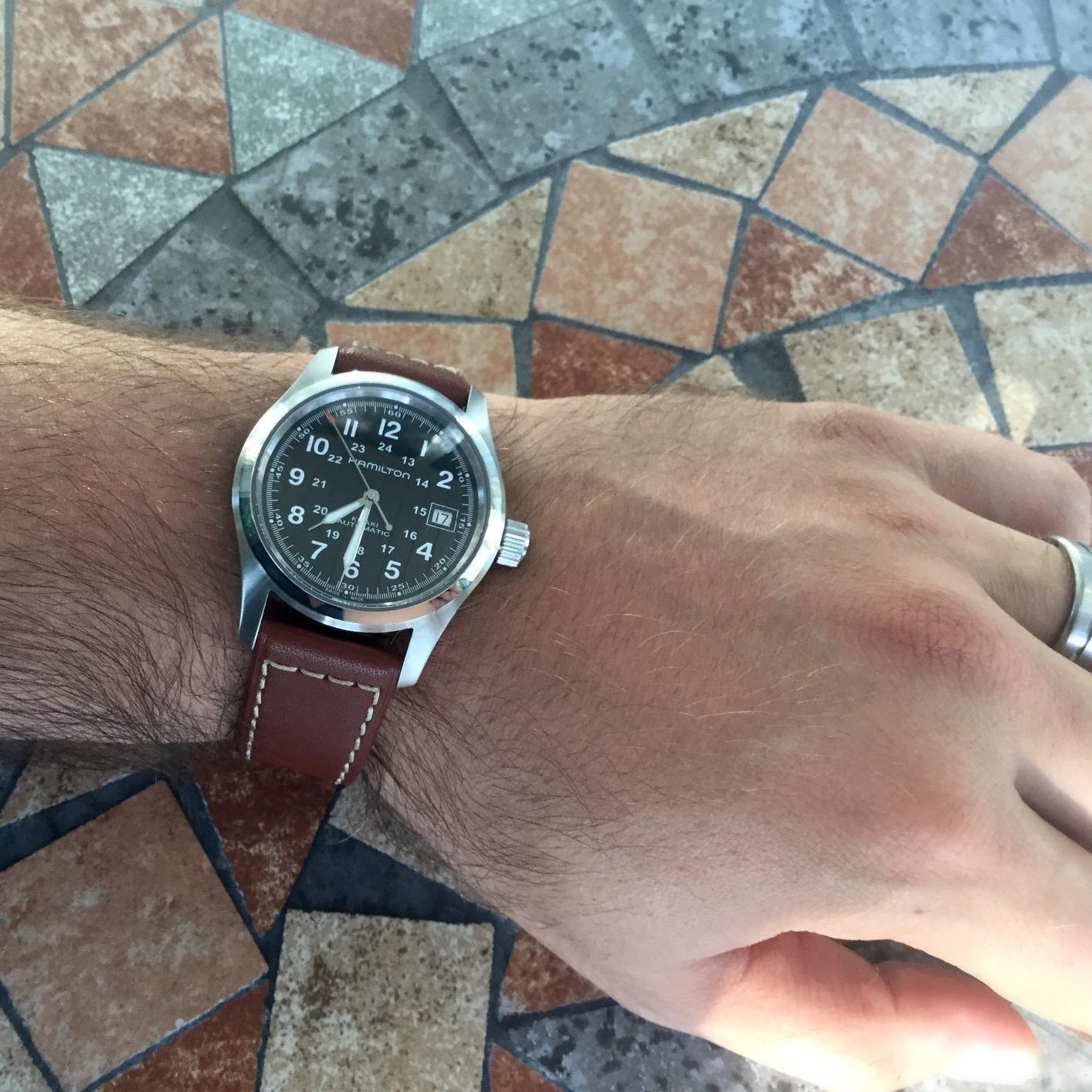 Hamilton Khaki Field Automatic Men's Watch, 38mm, Sapphire Crystal, Swiss Made customer photo 1