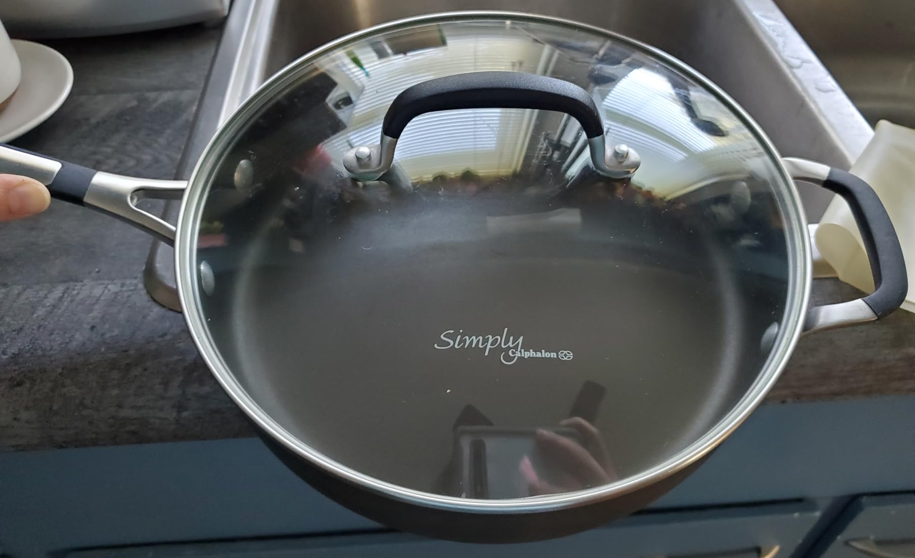 Calphalon 10-Piece Non-Stick Kitchen Cookware Set, Hard-Anodized Aluminum customer photo 1