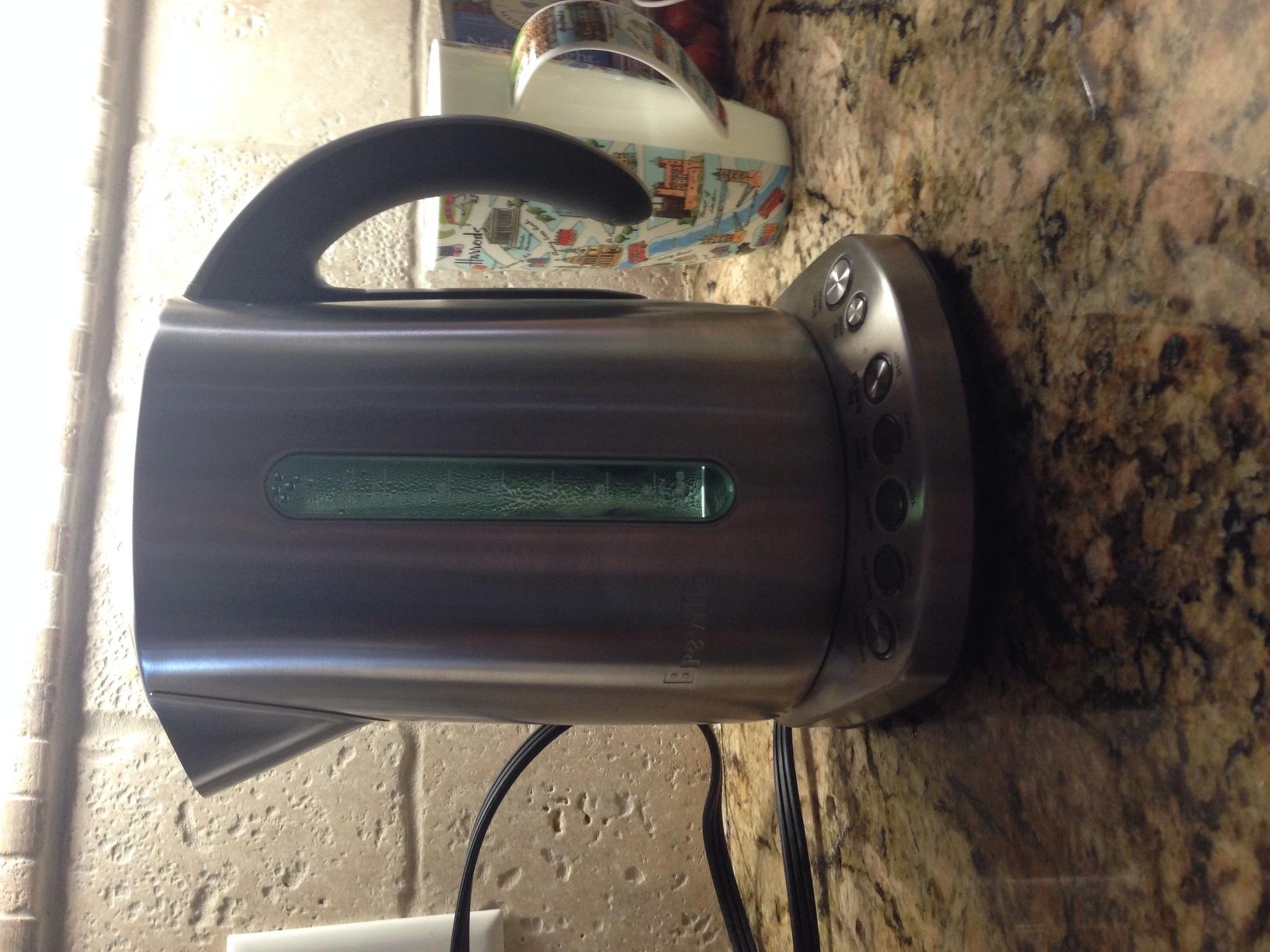 Breville BKE820XL IQ Kettle Pure Water Heater, Brushed Stainless Steel | Precisely heat water for tea and coffee with this electric kettle featuring a Keep Warm button | 7 cup capacity customer photo 2