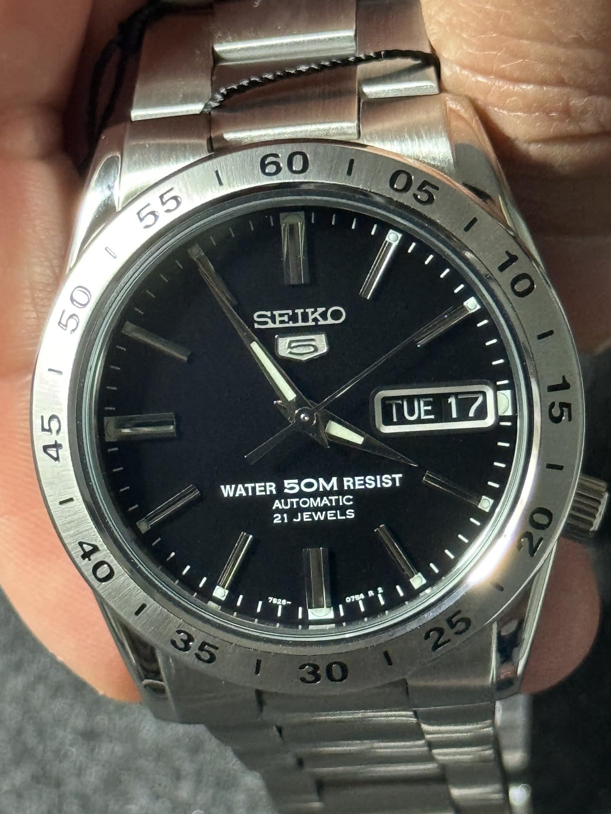 Seiko Men's Analogue Automatic Watch with Stainless Steel Bracelet - SNKE01K1 customer photo 1