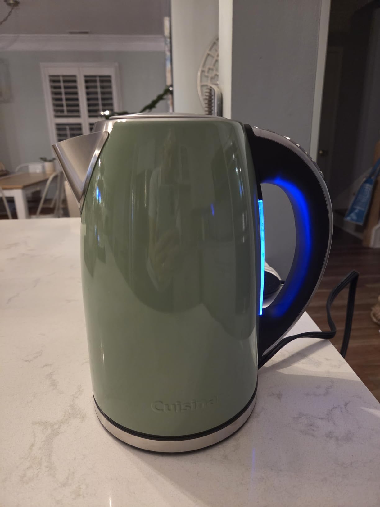 Cuisinart CPK-17 PerfecTemp Cordless Electric Kettle, 1500W Fast Heating, 6 Temp Presets, 1.7L, Auto Shutoff & 360 Degree Base, Stainless Steel customer photo 2