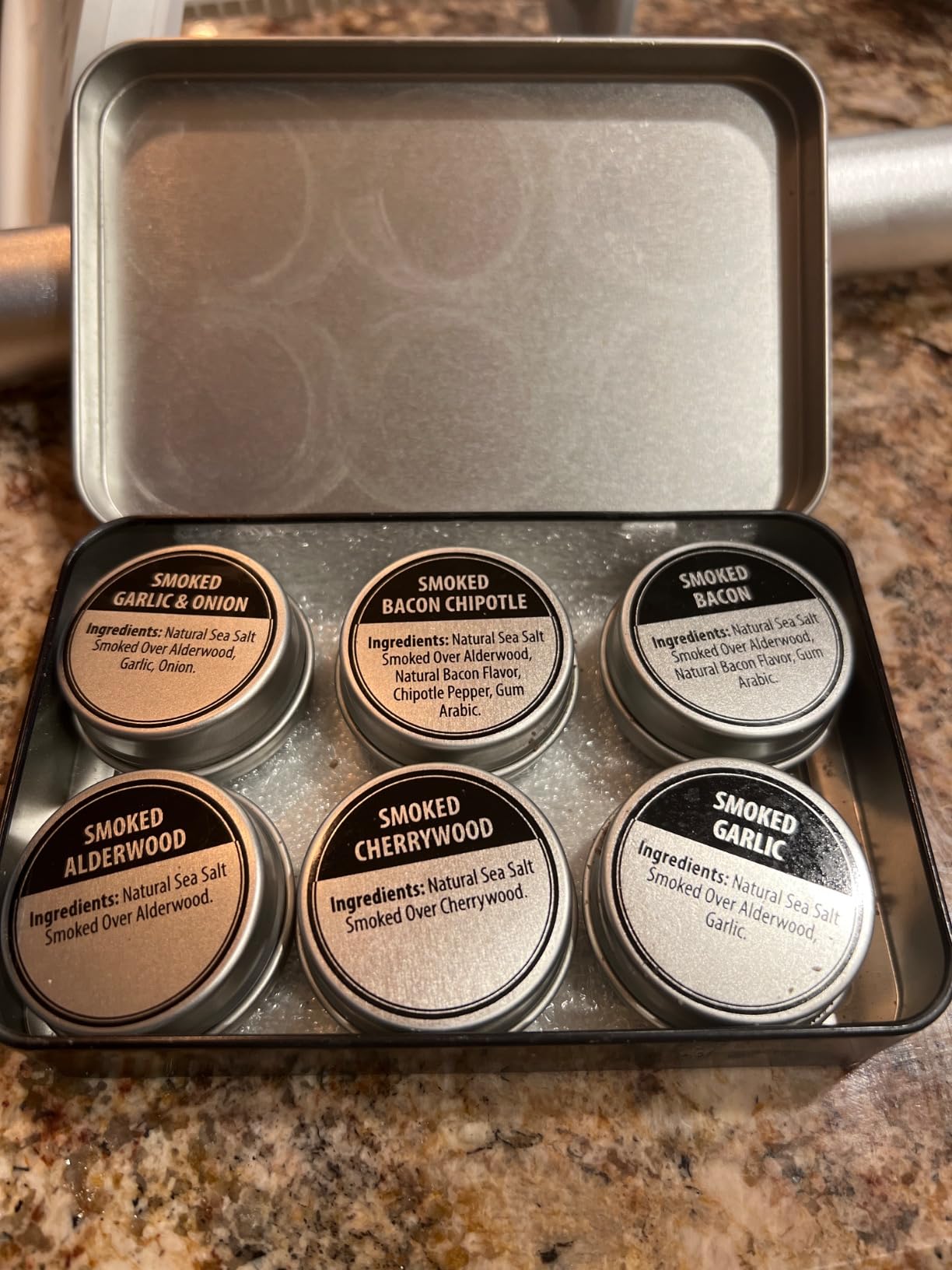 Caravel Gourmet Infused Sea Salt Sampler, 6-Flavor Cooking Salts, 0.5 oz | Cooking salts bundle, finishing salt & spice variety pack gift for special occasions customer photo 2