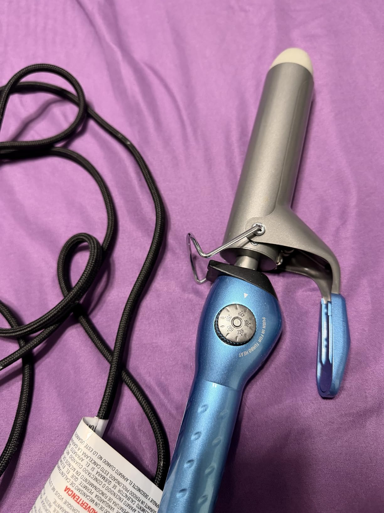 BaBylissPRO Nano Titanium Spring Curling Iron, Professional Hair Wand, Tool for Stylists, Nano Titanium Technology for Tight Curls or Loose Waves customer photo 2