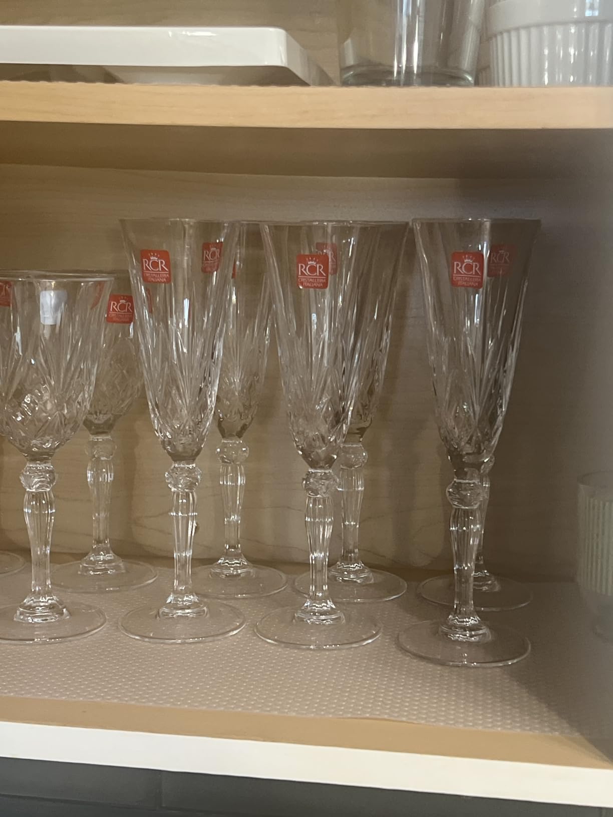 Lorren Home Trends Melodia Crystal Wine Glass Set of 6 customer photo 1