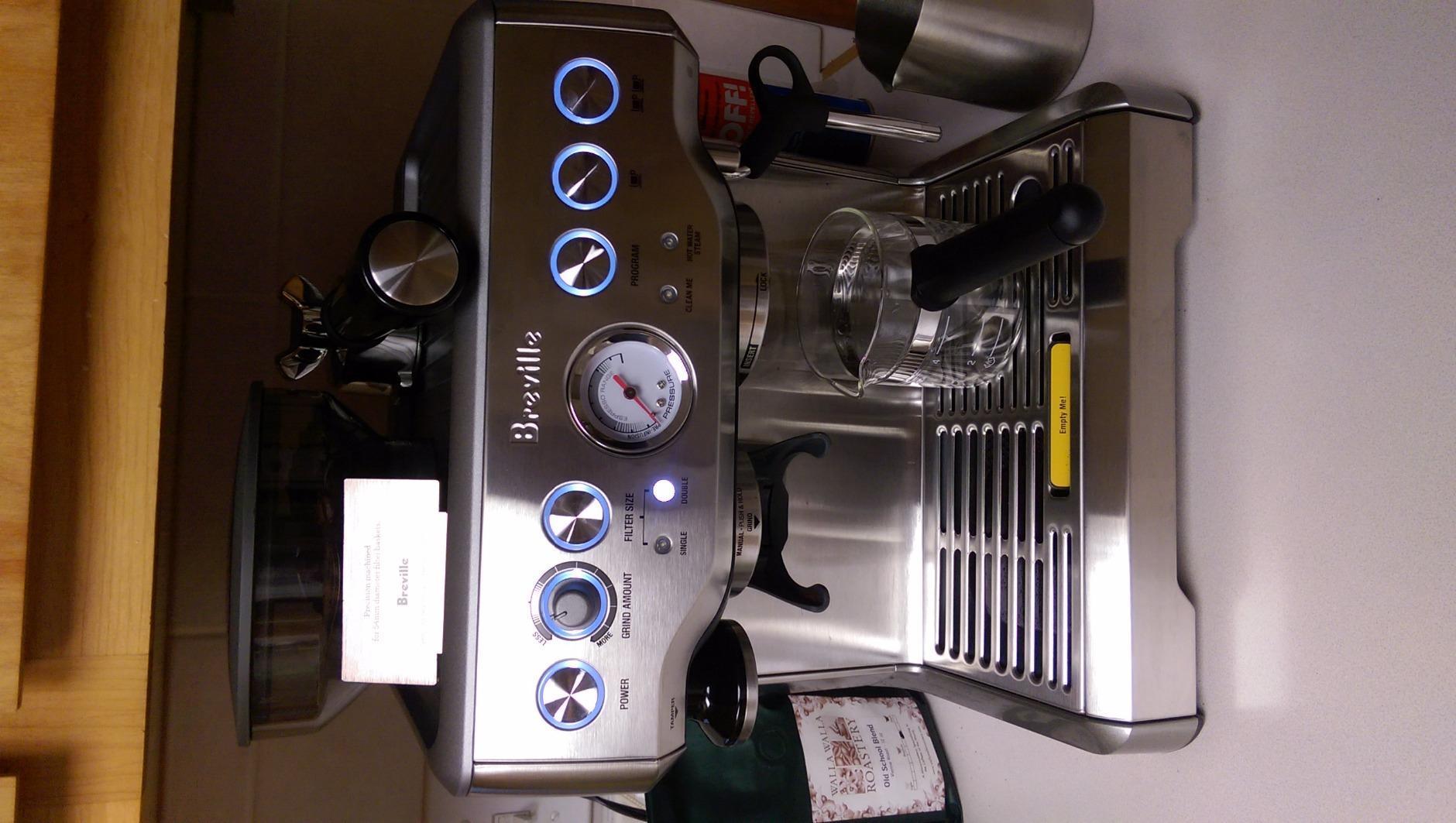 Breville BES870XL Barista Express Espresso Machine, Brushed Stainless Steel customer photo 2