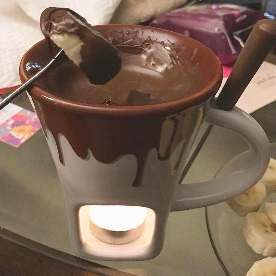 Swissmar 4-Piece Sweetheart Chocolate Fondue Mug Set - Mini Fondue Set for Keeping Chocolate, Caramel, Cheese, & More Warm - Ideal Gift for Weddings & Desserts customer photo 1