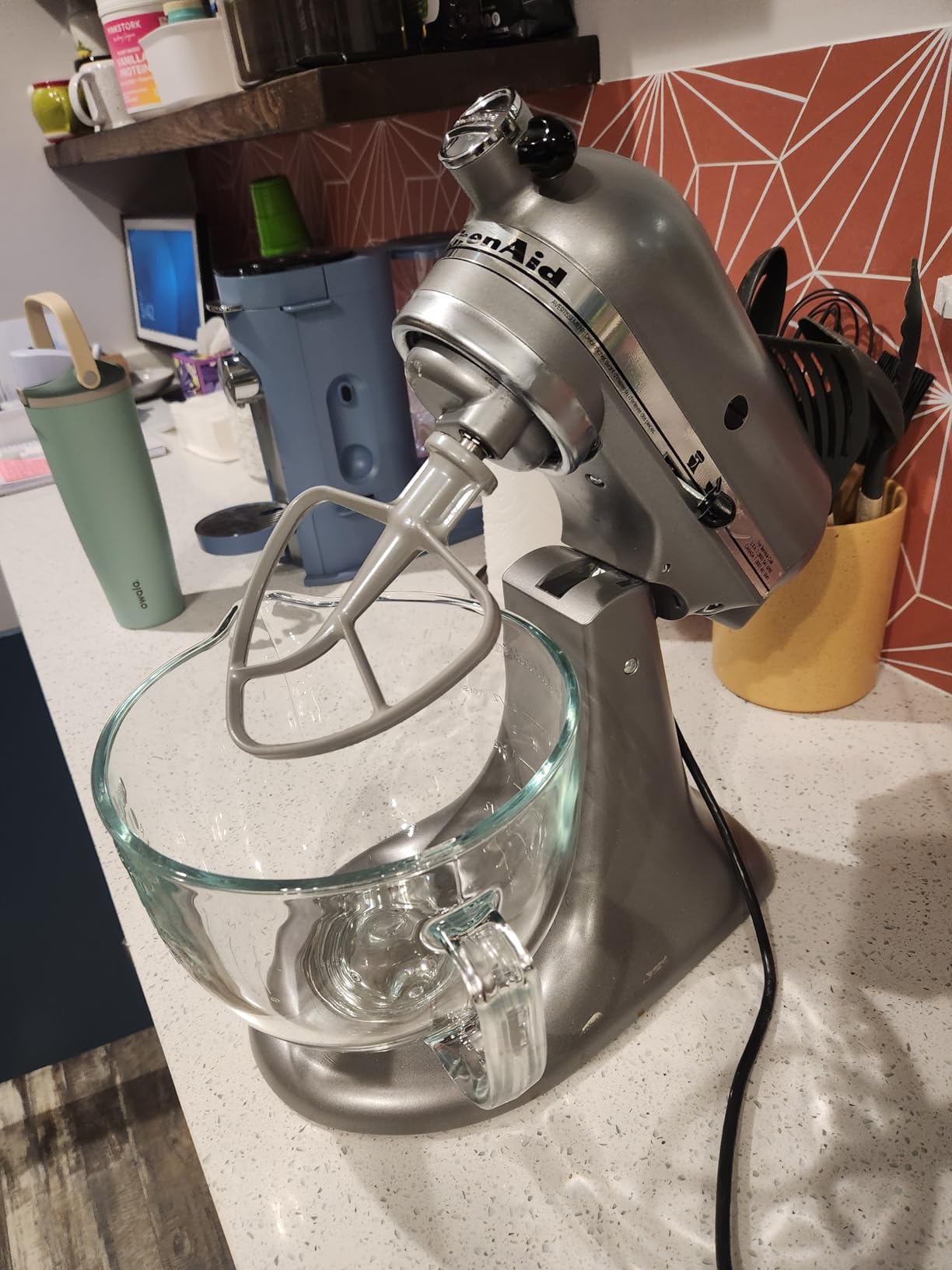 KitchenAid Ultra Power Tilt-Head Stand Mixer 4.5 Quart KSM85PBER, Empire Red customer photo 1