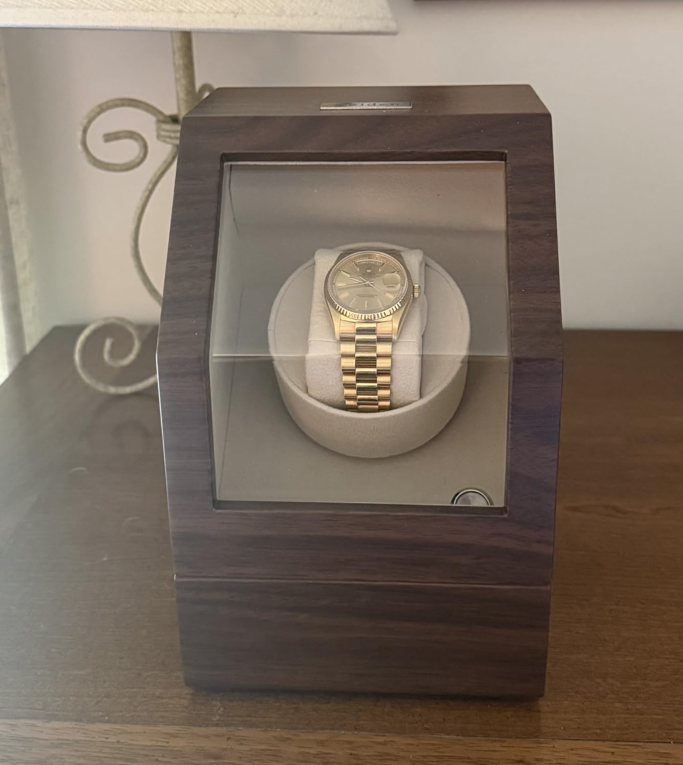 Watch Winder Single Watch Winders - Japanese Motor - AC Adapter Included - Can Run on Batteries - 12 Multiple Settings - Zero Magnetization Automatic Watch Winder for Rolex customer photo 1