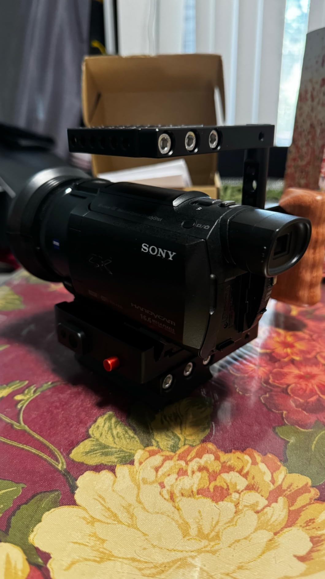 CAMVATE DSLR Video Camera Cage Stabilizer Rig with Wooden Handle customer photo 1
