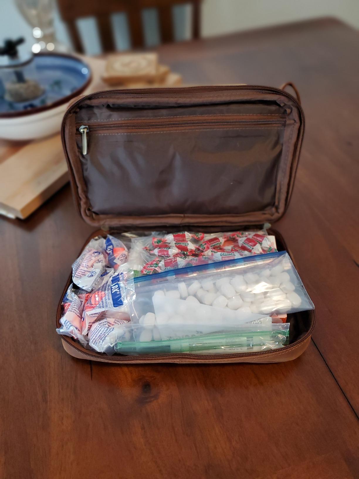 Leather Toiletry Bag for Men - Travel Shaving Dopp Kit - Bathroom Shower Toiletries Organizer - Cosmetic Make up Bag for Women customer photo 2