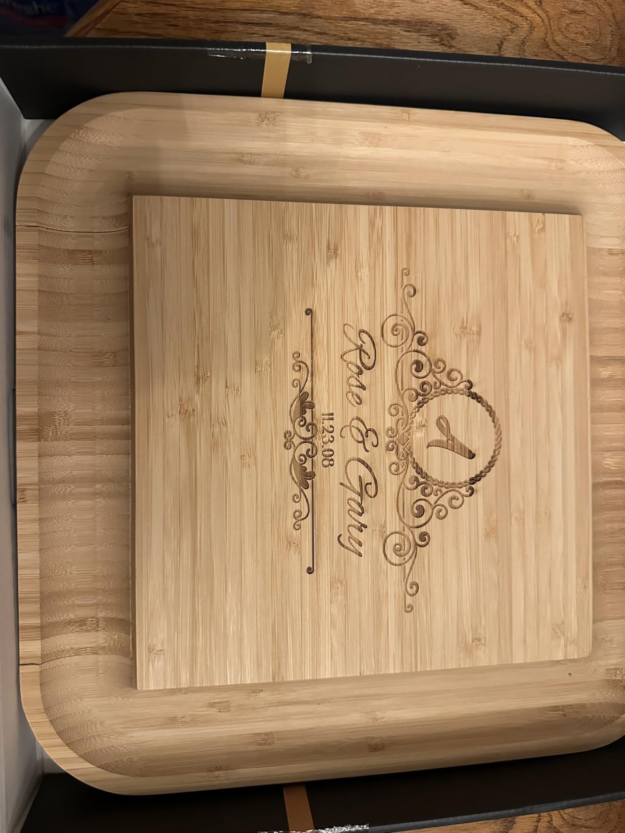 Bambüsi Charcuterie Boards - Large Bamboo Charcuterie Board Set with Knives Serving Accessories, Cheese Tray - House Warming Gifts New Home, Wedding Gift, Bridal Shower Gifts, Birthday Gifts Women Men customer photo 2