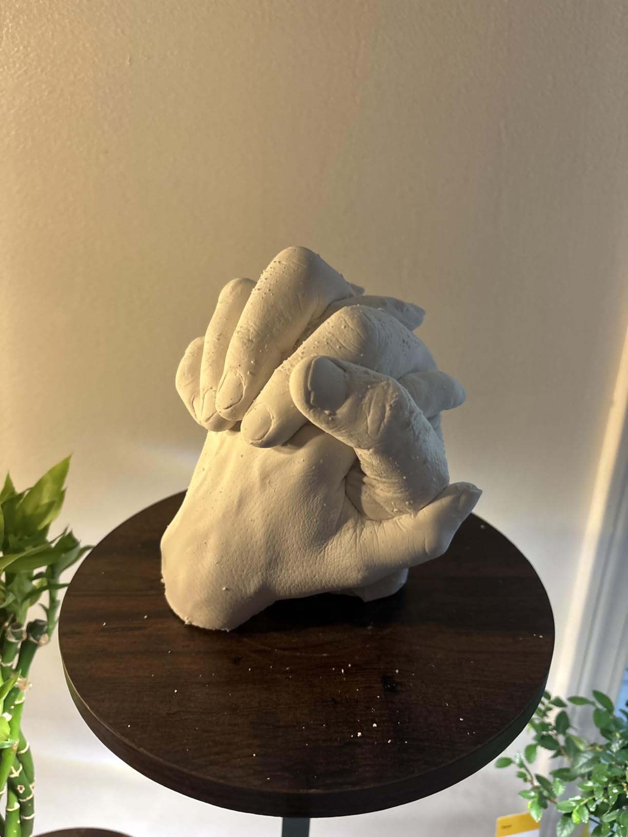 Luna Bean Hand Casting Kit - The Original Hand Mold Kit for Couples - Gifts for Him and Her - Anniversary Engagement Birthday Gifts for Women Men Mom Wife Boyfriend Girlfriend Wedding Bridal Shower customer photo 1