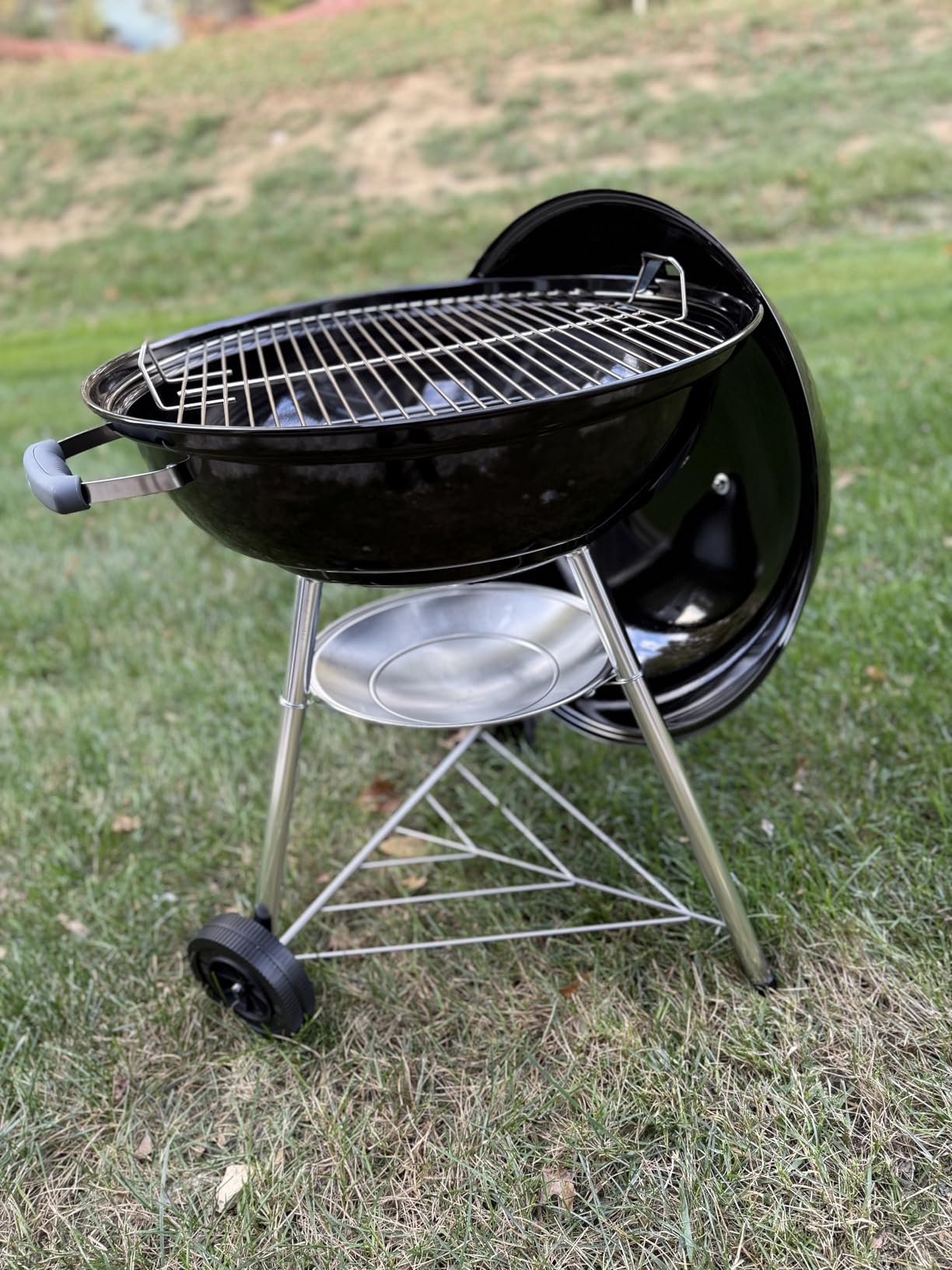 Weber Jumbo Joe Premium Charcoal Grill, 22‑Inch, Black - Portable Outdoor BBQ Grill with Durable Plated Steel Grates, Porcelain‑Enameled Bowl & Precision Airflow Control customer photo 1