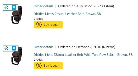 Dickies Men's Genuine Leather Belt - Durable Casual Style, Regular & Big and Tall Sizes customer photo 2
