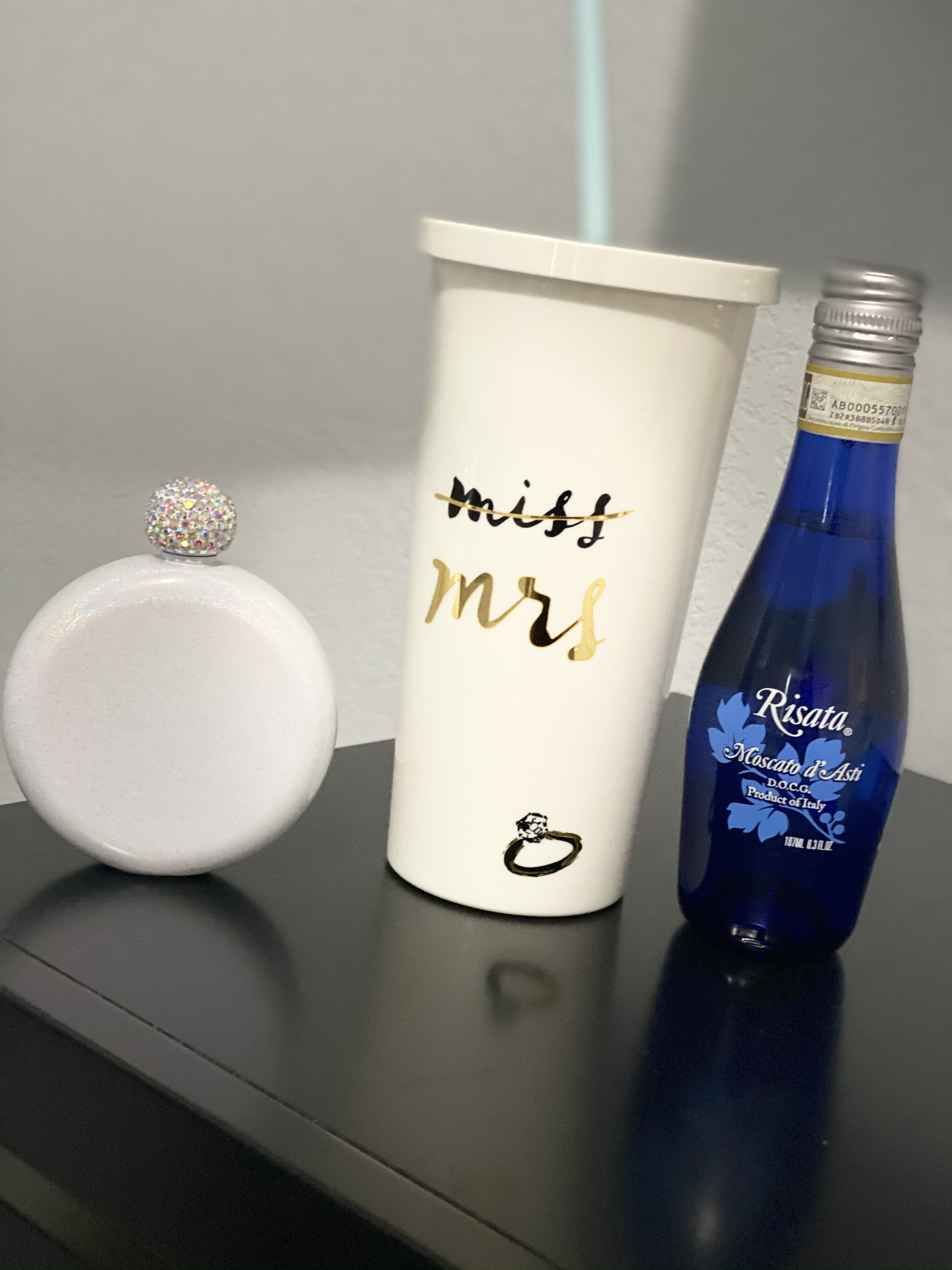 Kate Spade New York Acrylic Bridal Tumbler with Lid and Straw, 20 oz, Miss to Mrs. customer photo 1