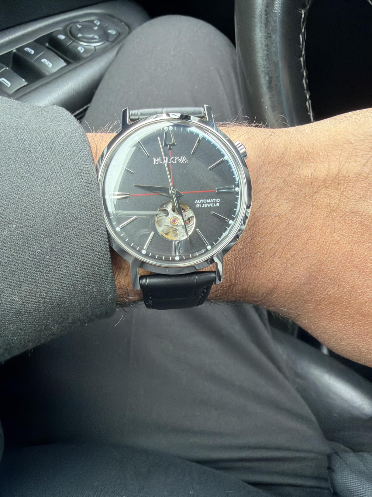 Bulova Men's Classic Aerojet 3-Hand Automatic Open Aperture Watch customer photo 1