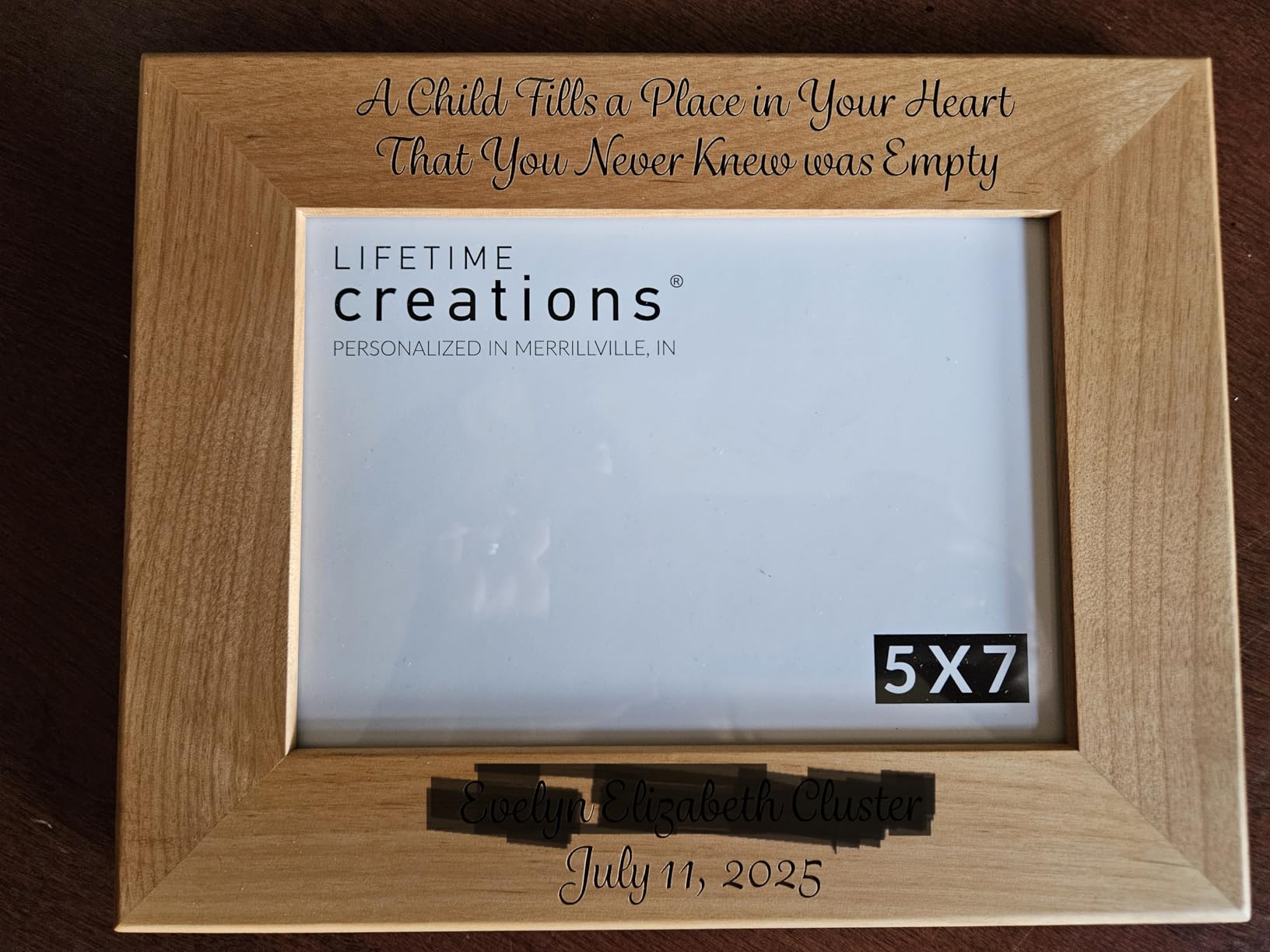 Lifetime Creations Create Your Own Personalized Picture Frame (8x10 Inch Portrait) customer photo 2