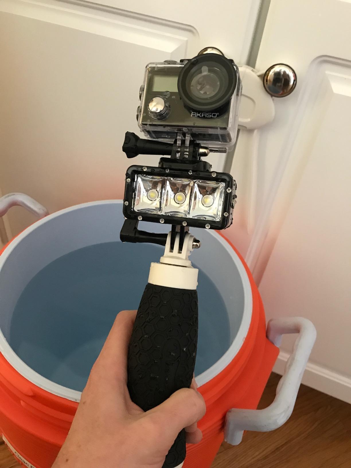 AKASO Brave 4 Action Camera 4K30 Ultra HD Waterproof Underwater Camera with WiFi Remote Control Accessories Kit customer photo 1