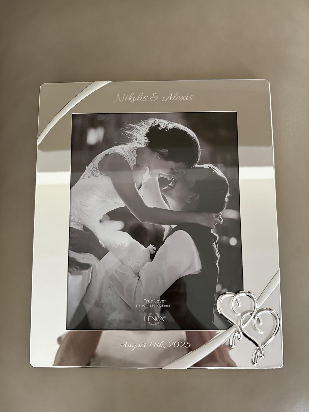 Lenox Engraved True Love 8x10 Picture Frame | Personalized with Custom Engraving customer photo 1