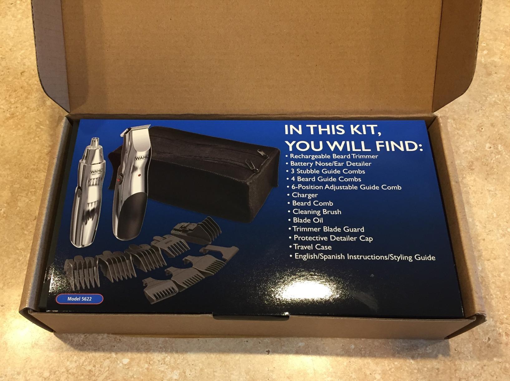 Wahl Groomsman Rechargeable Beard Trimmer Kit & Bonus Battery Nose Trimmer | Trim Beards & Mustaches With The Rechargeable Trimmer And Nose Hair With The Bonus Battery Wet/Dry Trimmer - Model 5622V customer photo 1