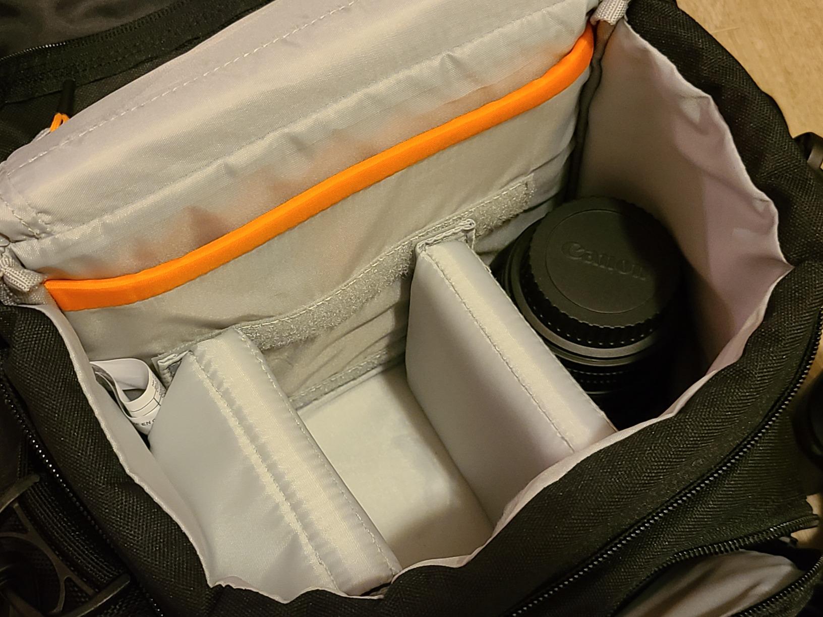 Lowepro LP37142, Nova 200 AW II Messenger Case, Camera Bag, Customizable, Portable, Fits 1-2 Pro DSLR with attached 24-105mm, Compact Drone, 3-5 Additional Lenses, Flash, Black customer photo 2