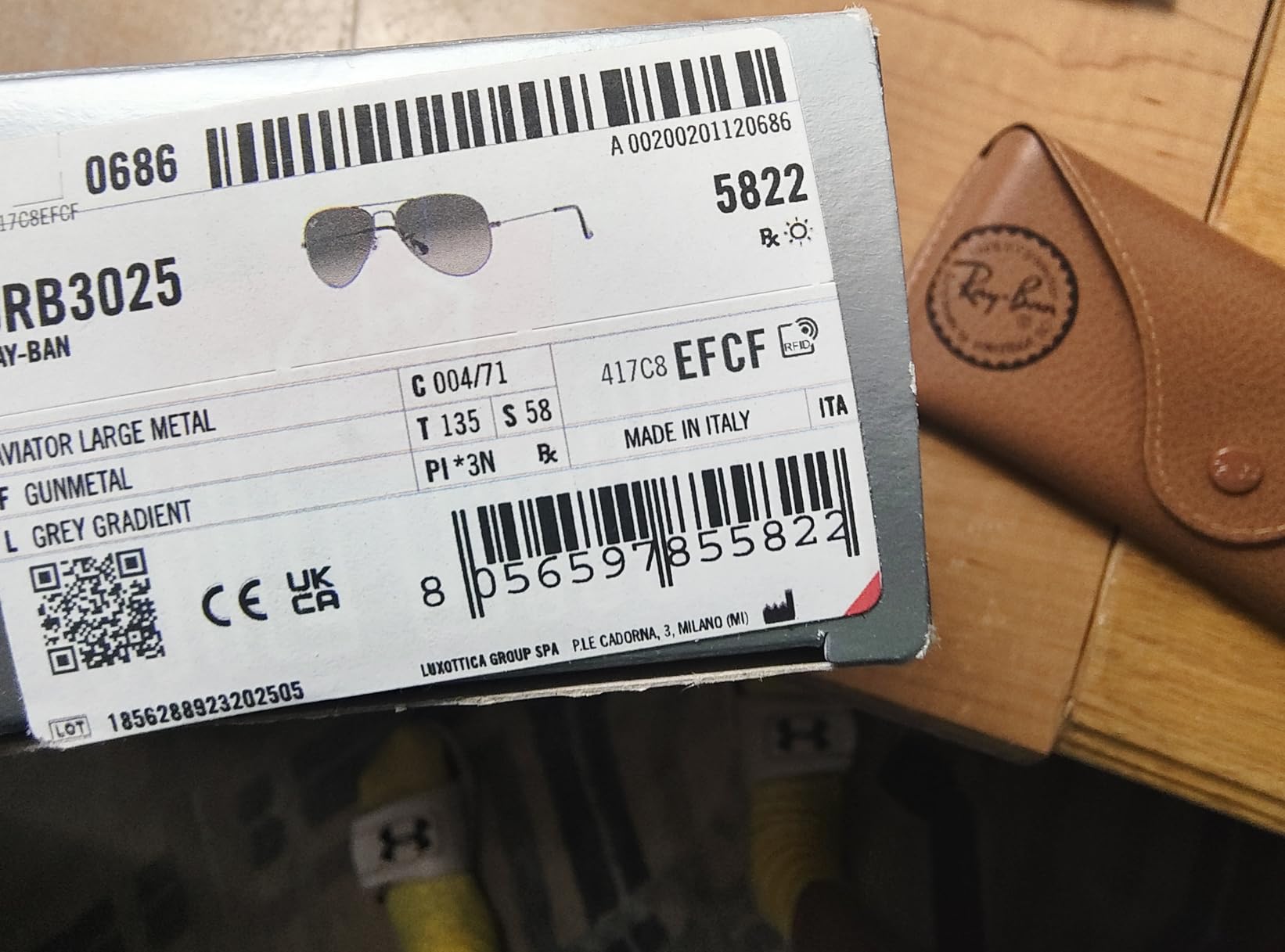 RB3025 Classic Aviator Sunglasses (Ray-Ban) customer photo 2