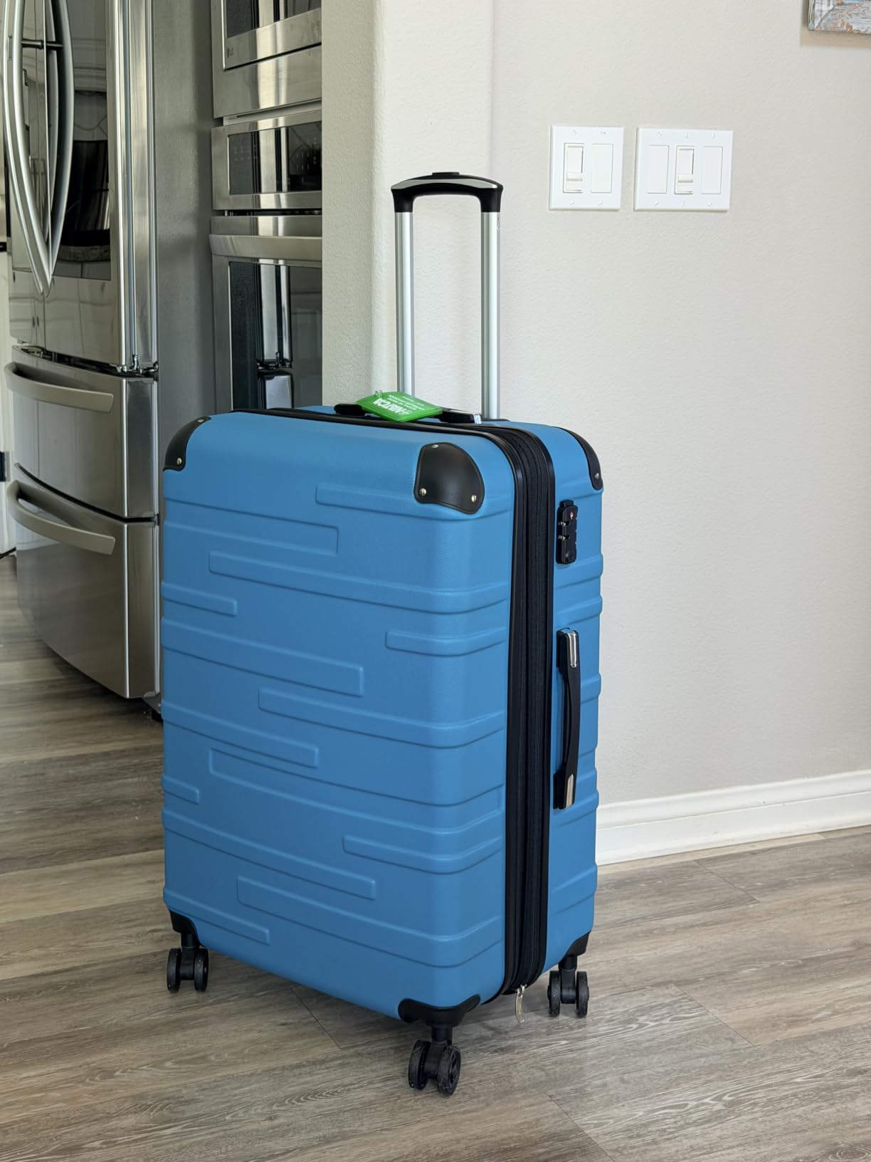 Coolife Hardside Luggage 3 Piece Set with TSA Lock, Spinner Wheels, Telescopic Handle, Lightweight Travel Suitcases customer photo 1
