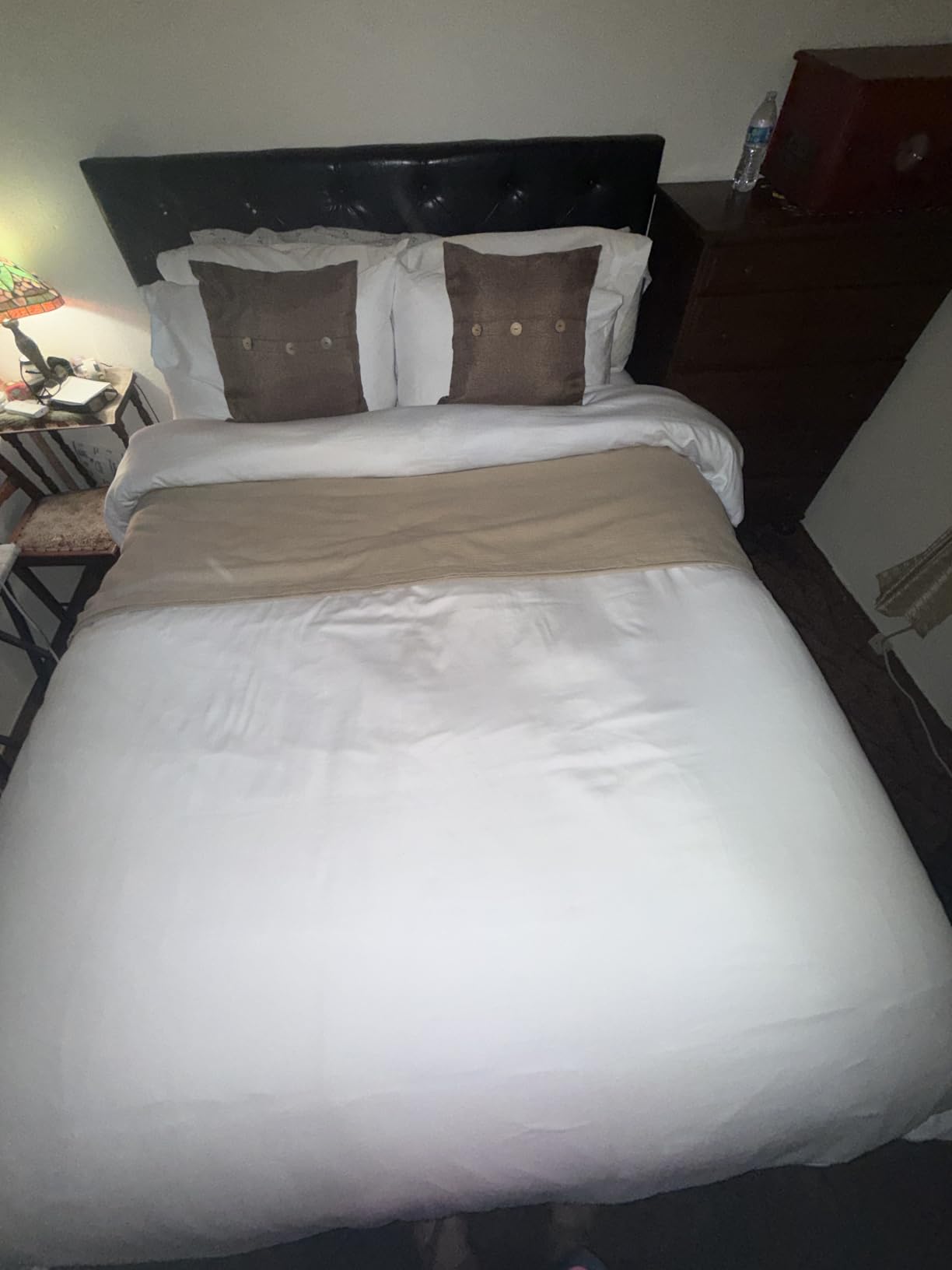 California Design Den 3 Pc Full/Queen Duvet Cover Set - Winner Good Housekeeping Best Bedding Awards 2025, 400 Thread Count Sateen, 100% Cotton Duvet Cover Queen Size, Button Closure, Corner Ties - White customer photo 1