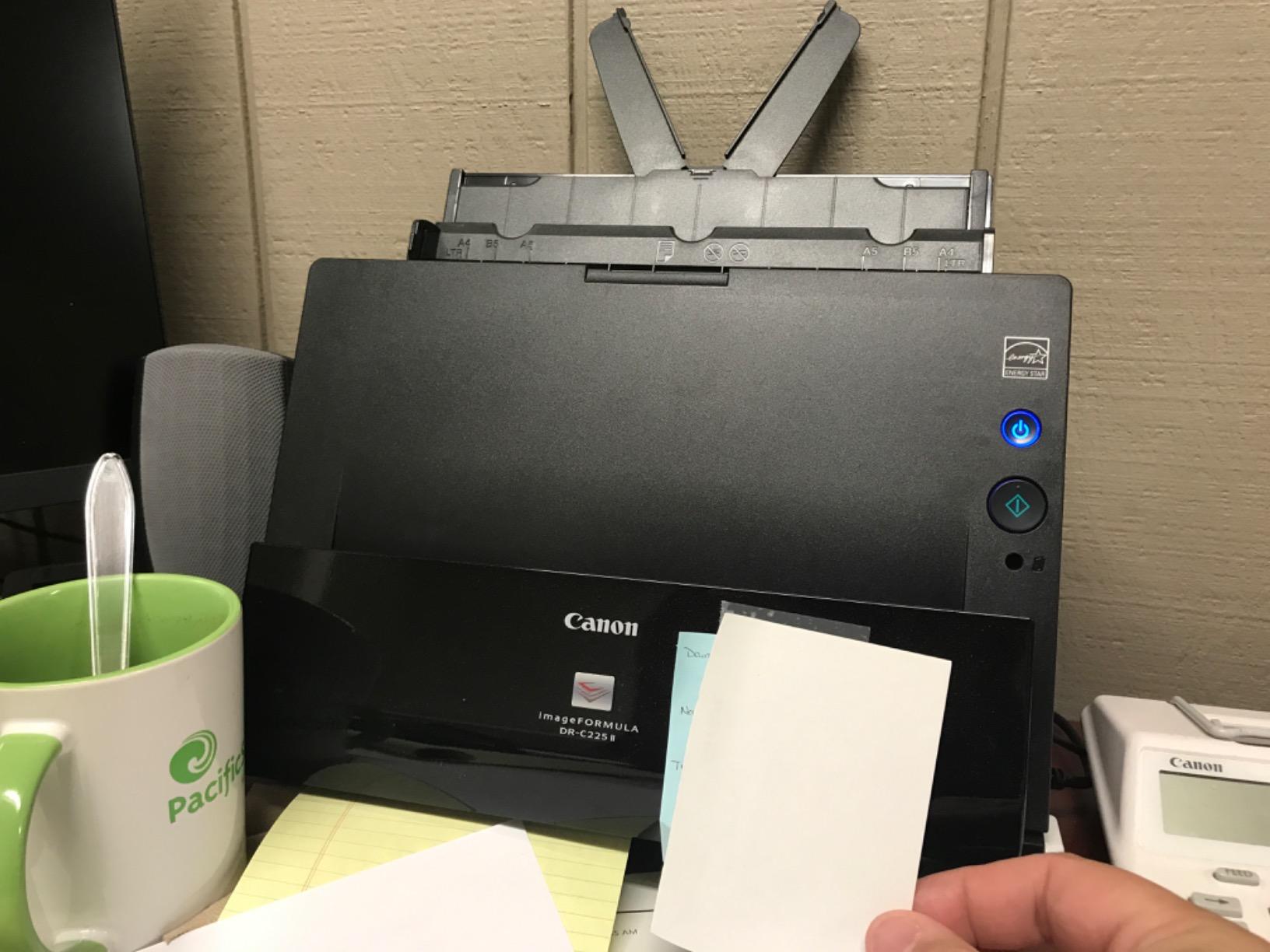 Canon imageFORMULA DR-C225 II Office Document Scanner - Duplex Desktop Scanner customer photo 1