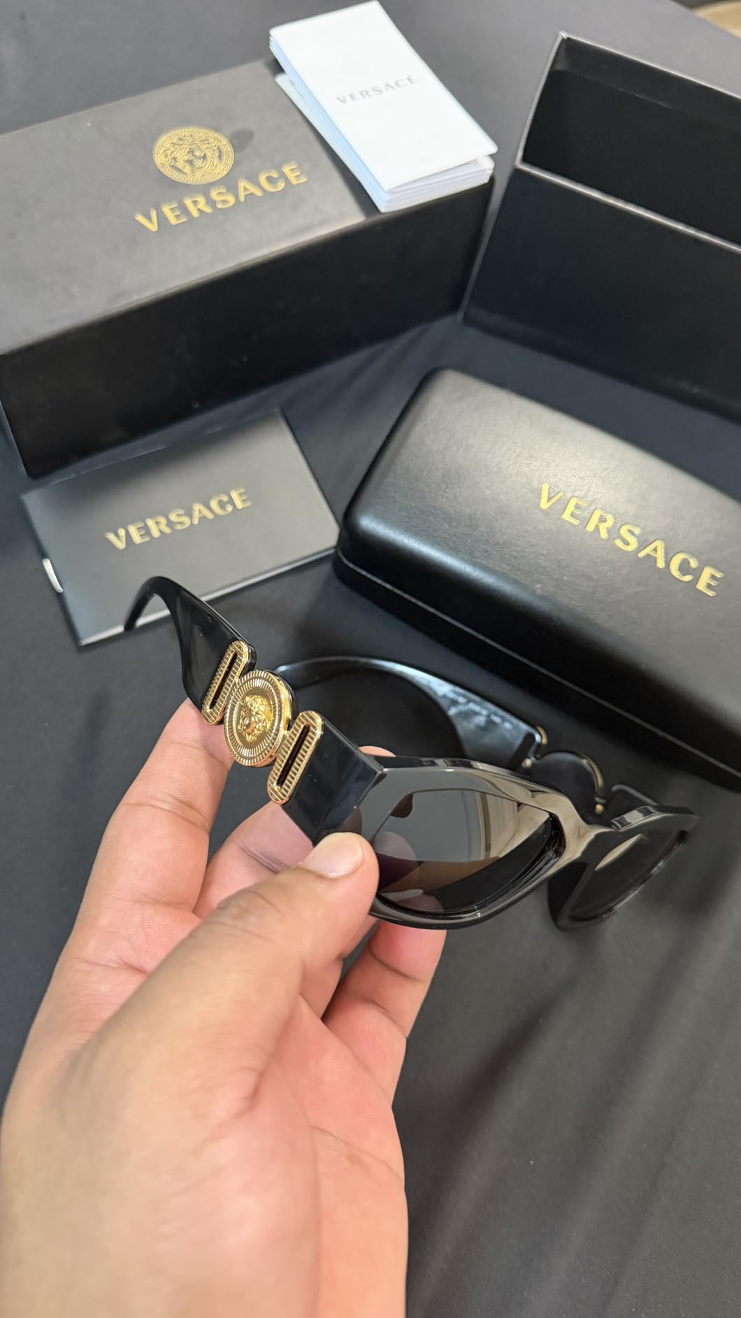 Versace Men,Women VE4361 53 Sunglasses 53mm customer photo 2