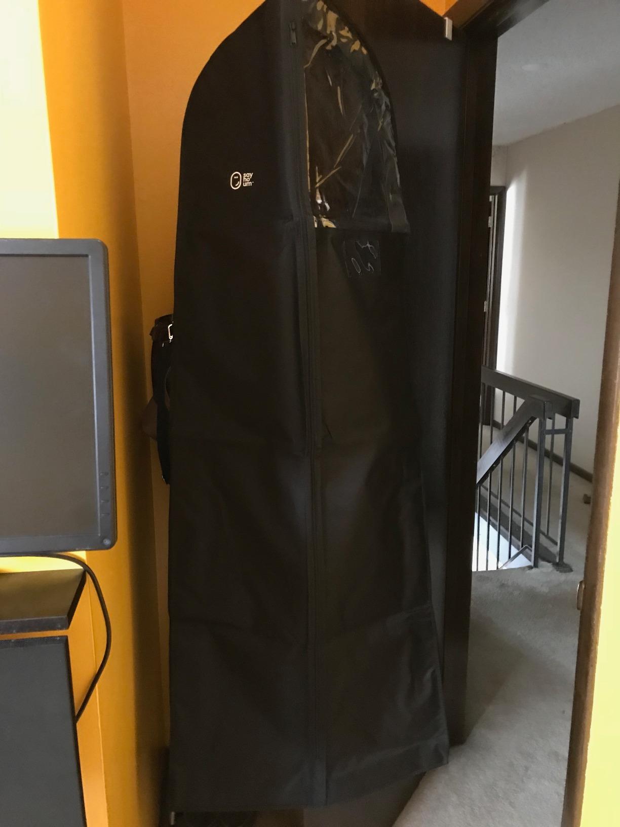 Luxury Storage Garment Bag for Men Suit, Long Women Dress, Tuxedo, Uniform | 47 Inch + 5 Inch Side Gusset | Hanging, Breathable, Foldable Clothes Cover and Protector customer photo 2