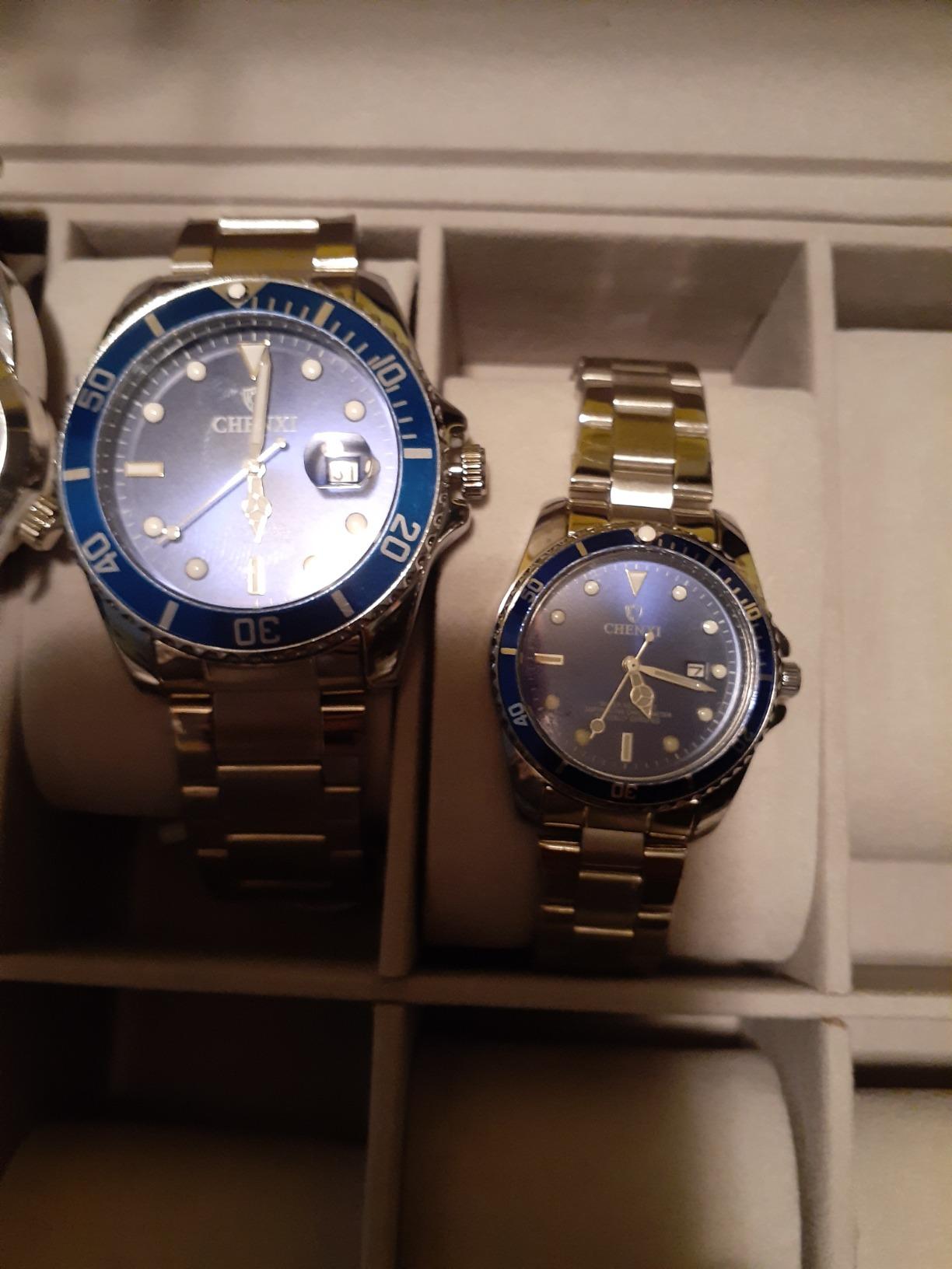 MASTOP Couple Watches Classic Golden Stainless Steel Watch His and Hers | Waterproof, Quartz Watch for Women and Men customer photo 1