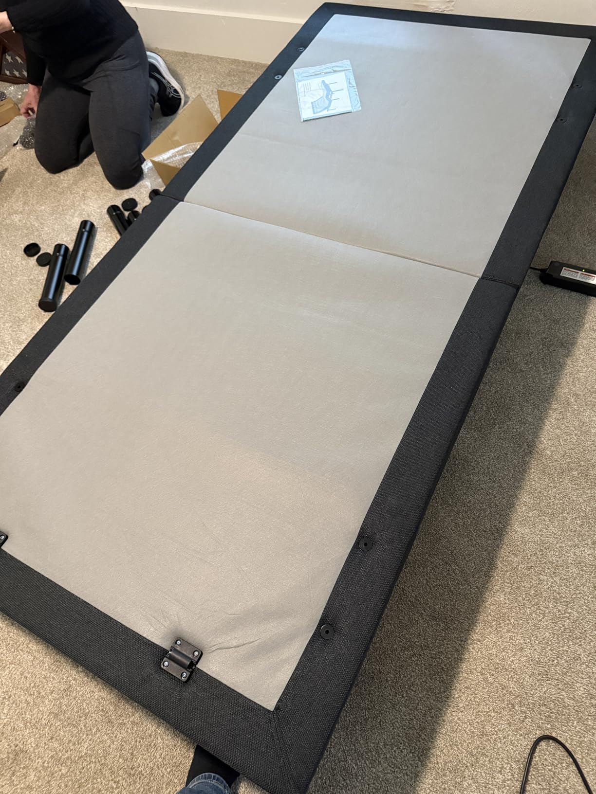 Sven & Son Harmony Adjustable Bed Base, Head and Foot Lift, Massage, Under-Bed Lights, USB, Memory, Zero Gravity Smart Frame - Split King customer photo 1