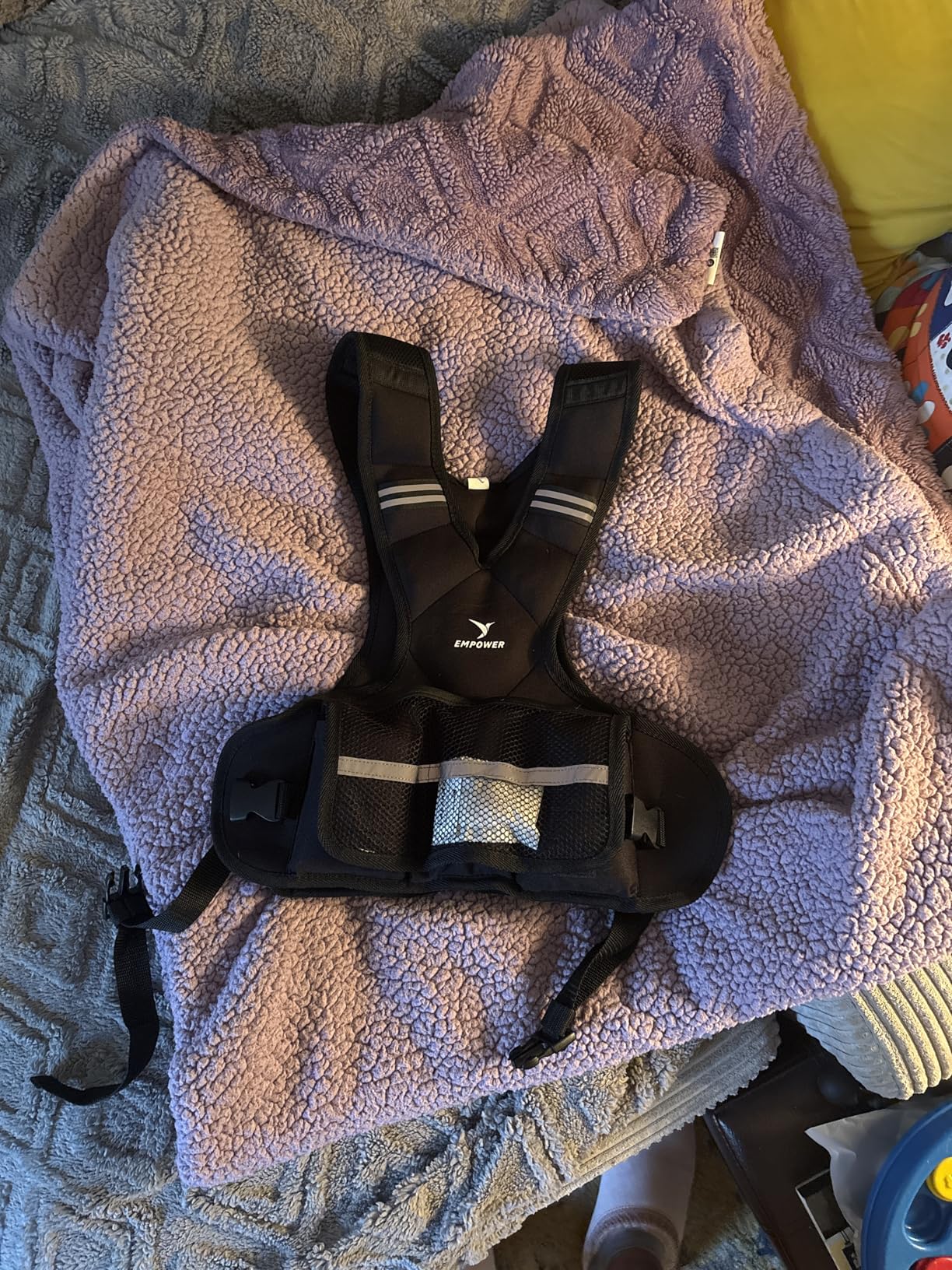 EMPOWER Weighted Vest for Women with Reflective Strips - Fixed 8lbs, Adjustable 4-10lbs (4 in 1) or Adjustable 10-16lbs (4 in 1), Strengthen Muscles, Boost Bone Health, and Burn More Calories for Workout - Rucking Vest customer photo 2