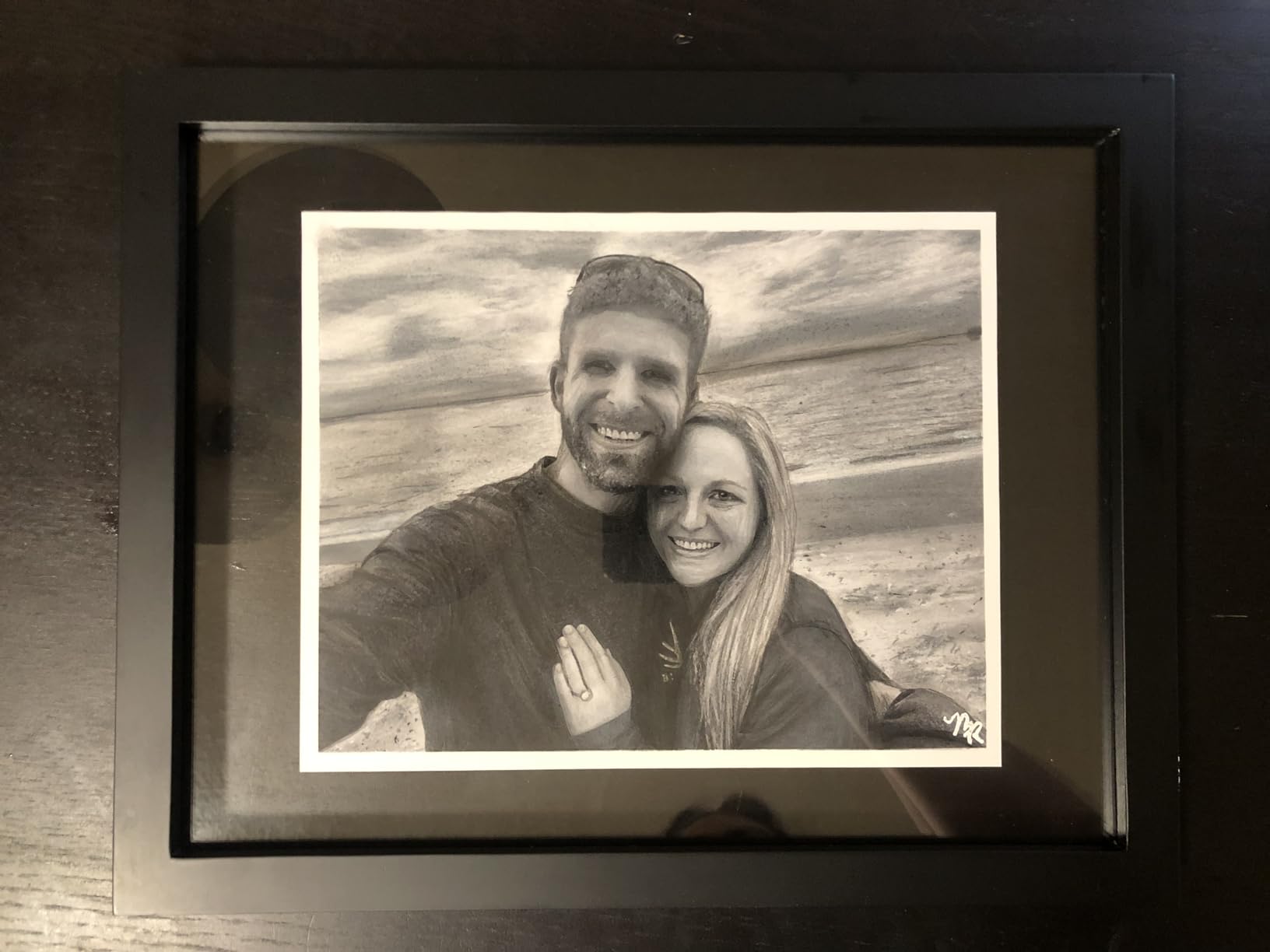 ONE WALL 11x14 Inch Floating Frame, Black Wood Double Glass Float Picture Frame Display 11x14/8x10/5x7 Inch Photos for Wall and Tabletop customer photo 1