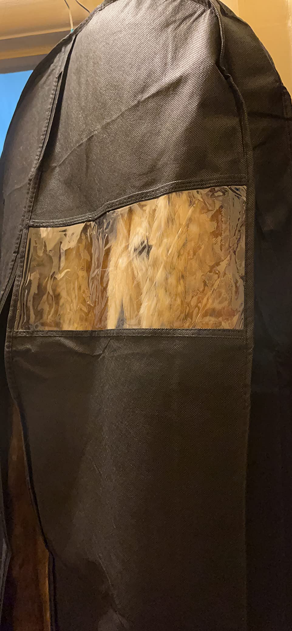 Simple Houseware 43'' Travel Garment Bag with Pockets for Suits, Dresses, Coats, Heavy Duty 300D Polyester customer photo 2