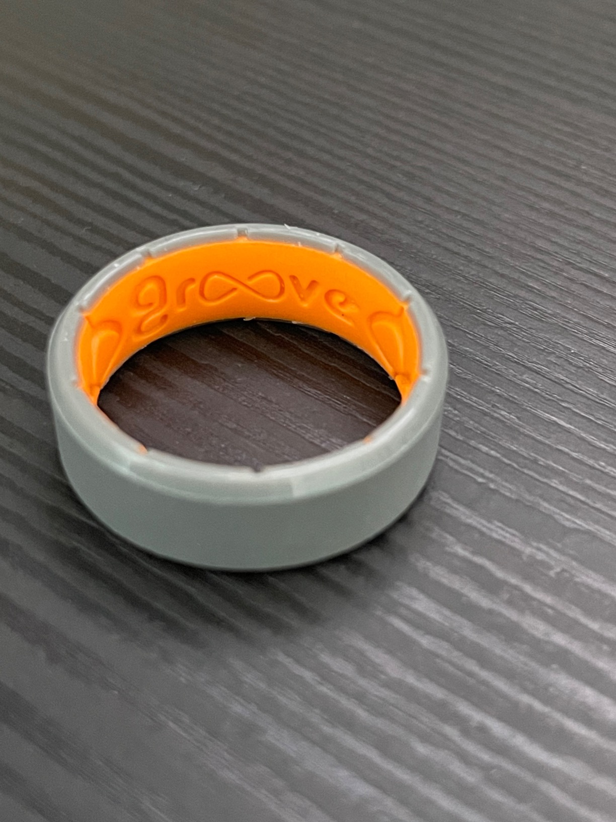 Groove Life Edge Silicone Ring - Breathable Rubber Wedding Rings for Men, Unique Design, Comfort Fit Ring customer photo 2
