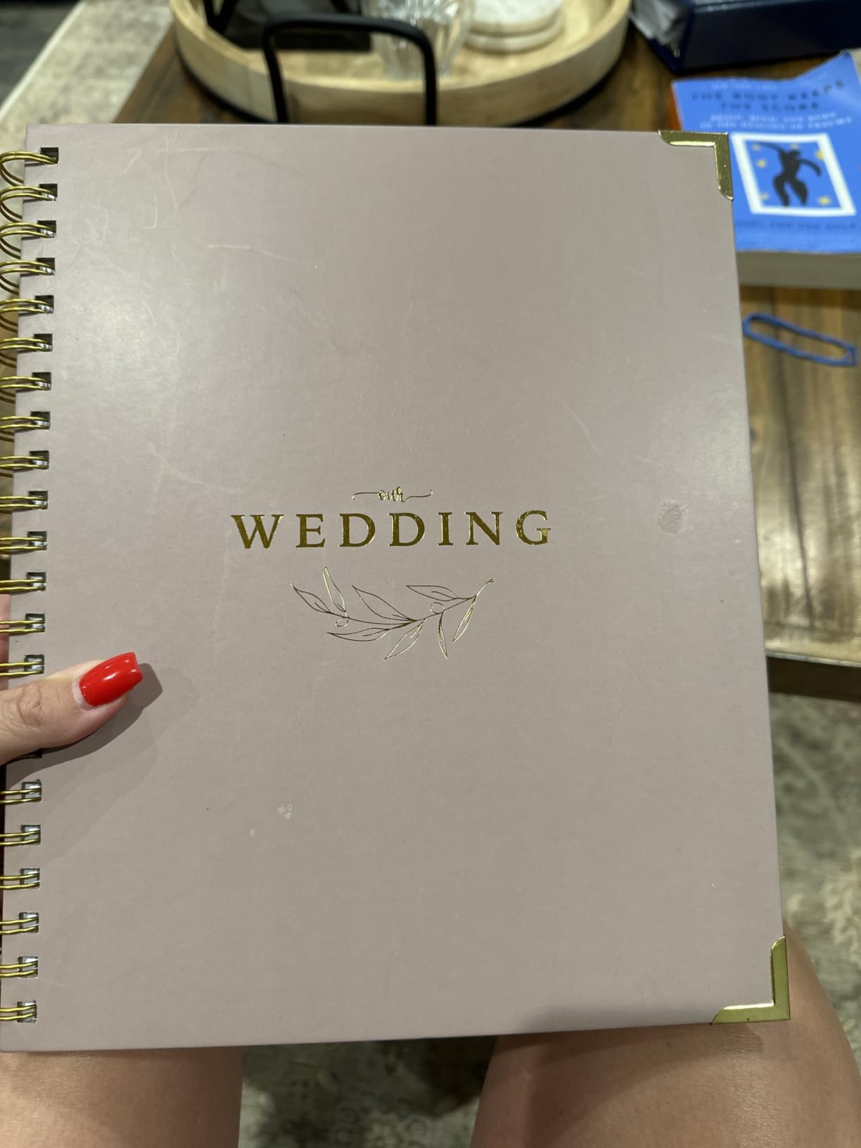 Your Perfect Day Wedding Planner Book and Organizer - Bridal Planning Binder with Countdown Calendar - Bride Gifts (FLORAL) customer photo 1