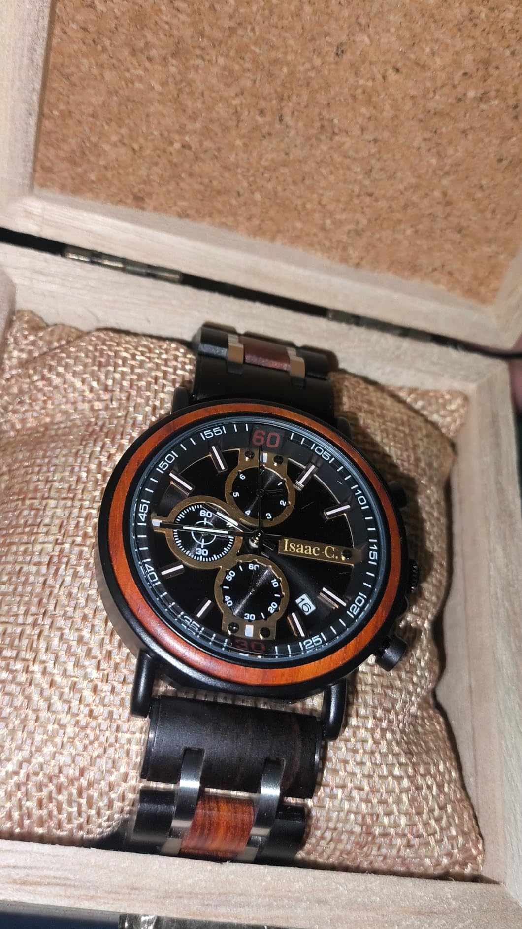BOBO BIRD S18-1 Personalized Engraved Wood Watch Customized Wooden Watches for Husband Boyfriend Birthday Anniversary customer photo 1