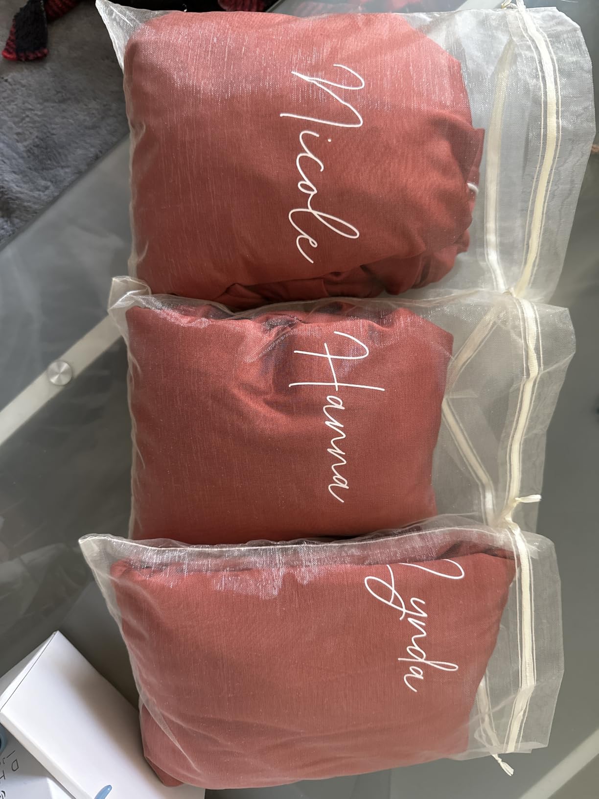 Personalized Soft Modal Pajama Set for Women - Bridesmaid Pajamas for Wedding, Bridal Shower Gifts and Bridesmaid Proposal - Customized Women's PJs Multicolors customer photo 2