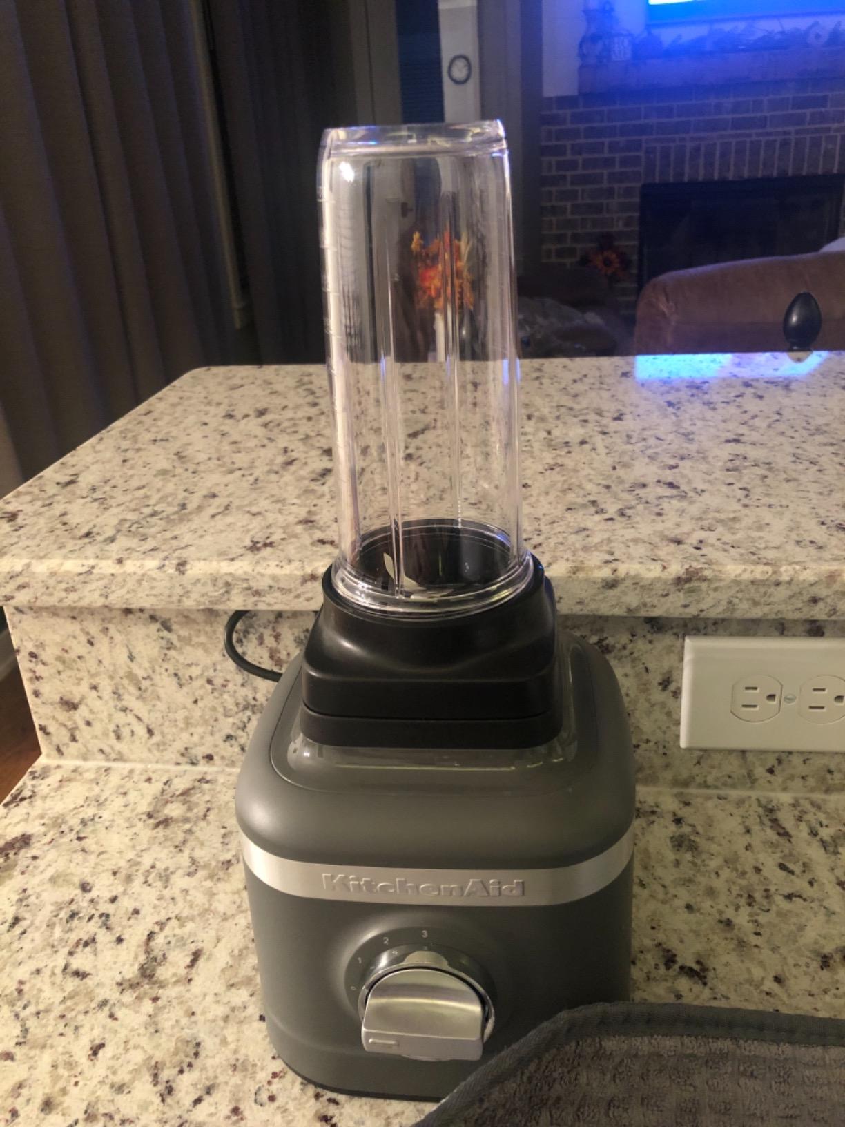 KitchenAid K150 3 Speed Ice Crushing Blender with 2 Personal Blender Jars - KSB1332Y, Matte Charcoal Grey customer photo 1