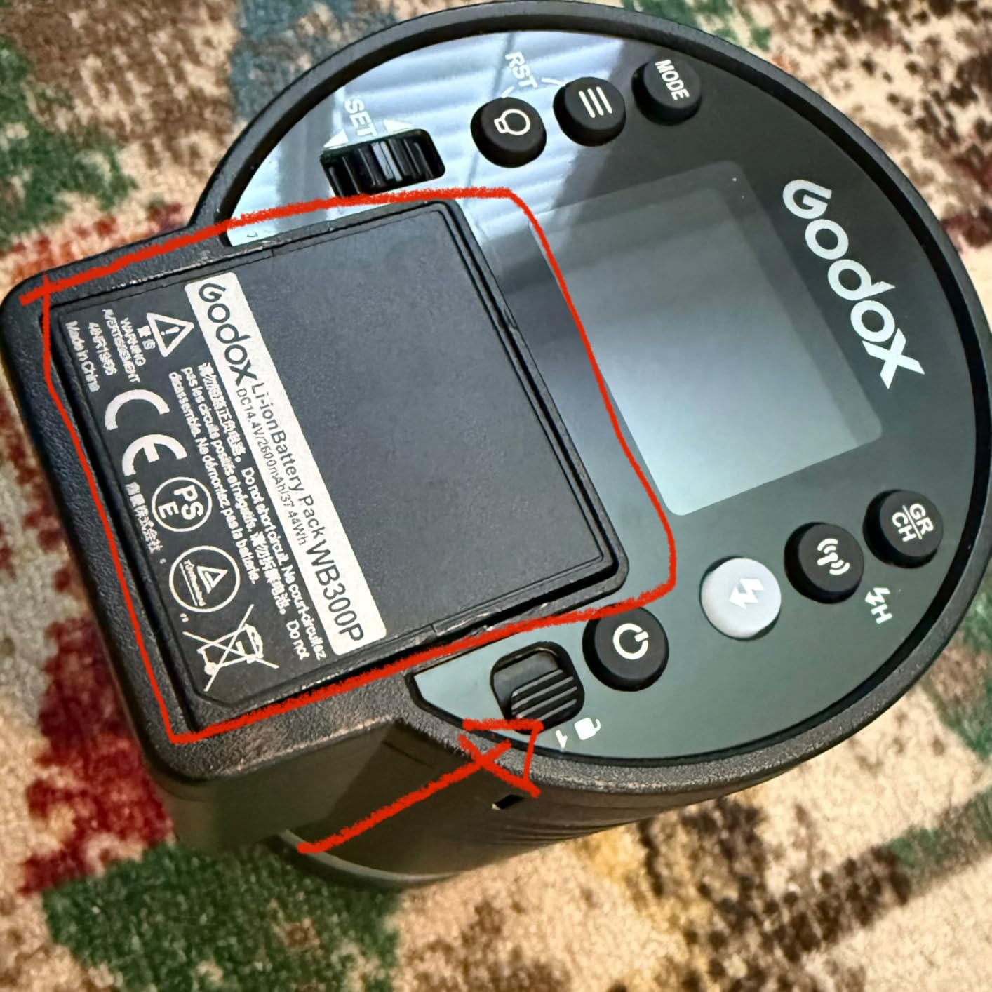 Godox AD300 Pro Outdoor Flash Strobe Light, 300W TTL HSS 1/8000s Studio Flash, 320 Full Power Flashes, 2600mAh Lithium Battery, 12W Modeling Lamp, for Canon Sony Nikon Fuji Olympus Panasonic customer photo 2