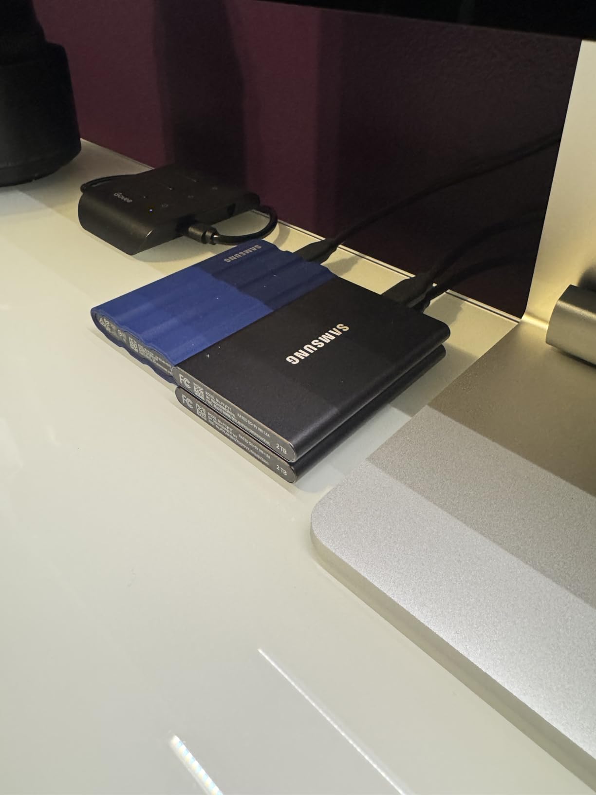 Samsung T7 Portable SSD 1TB External Solid State Drive, Speeds Up to 1,050MB/s, USB 3.2 Gen 2, Reliable Storage for Gaming, Students, Professionals, MU-PC1T0T/AM, Gray customer photo 1