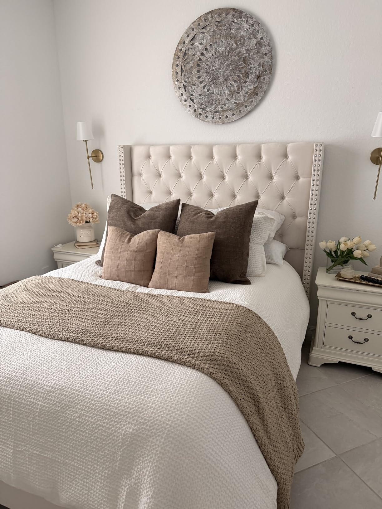 Bedsure PureWoven 3 Pieces 100% Cotton Waffle Duvet Cover Set, Queen, White | Waffle Weave Texture, Soft, Skin-Friendly, Breathable, All-Season, Machine Washable, Home Decor Gift, Good Housekeeping Seal customer photo 2