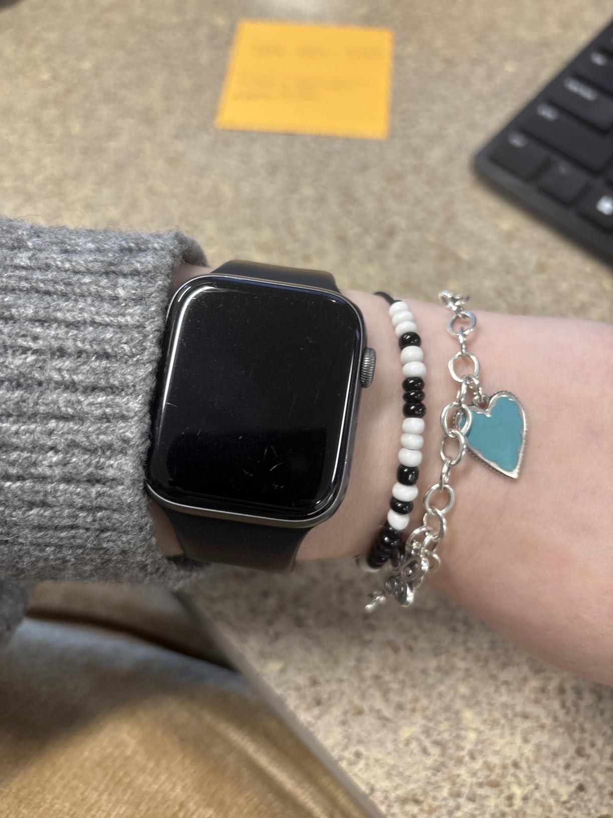 Desimtion Christmas Couples Bracelets I Love You Morse Code Matching Bracelets for Couples Gifts for Him and Her, Long Distance Relationship Gifts for Boyfriend and Girlfriend customer photo 1