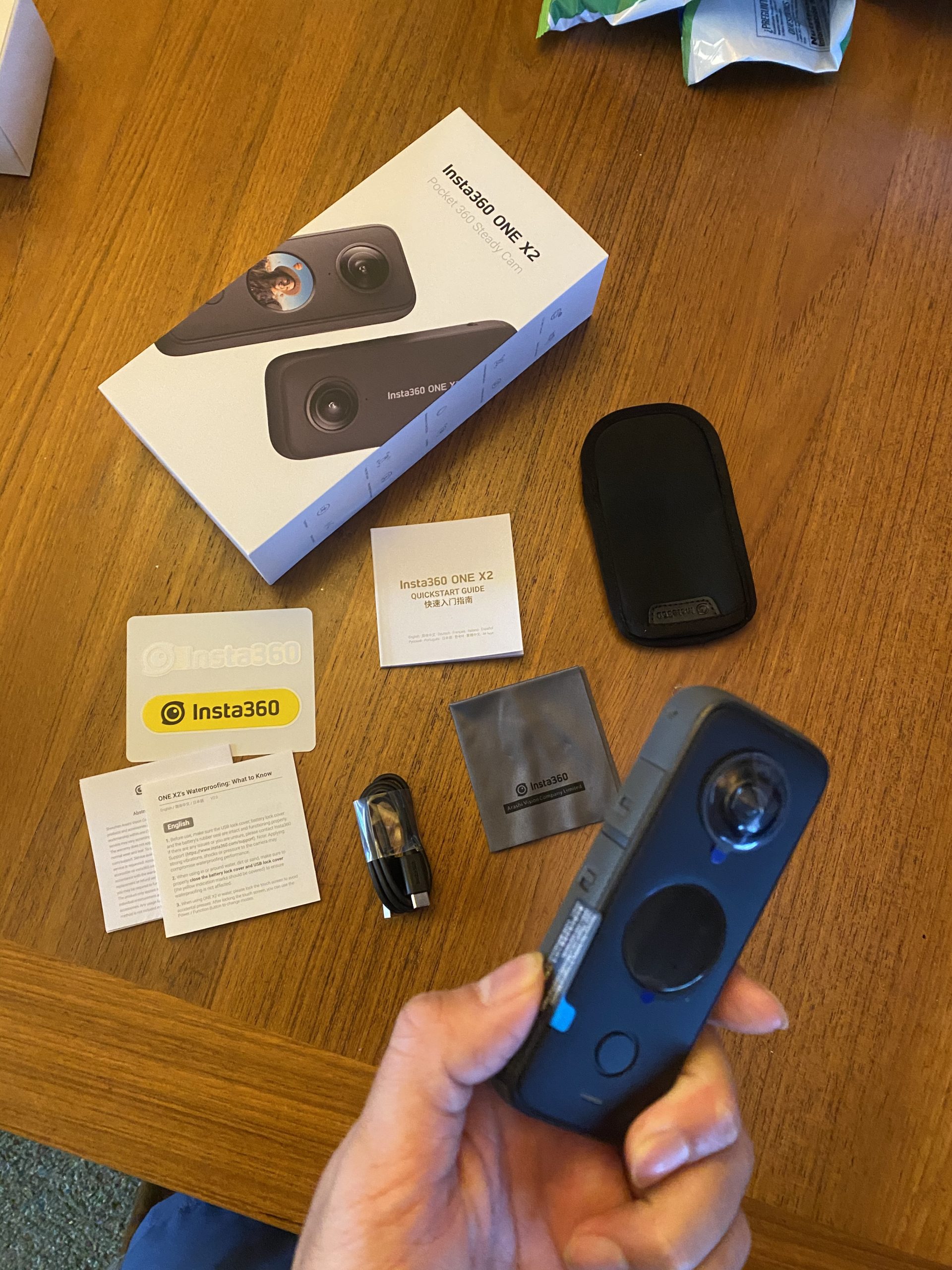 Insta360 ONE X2 360 Degree Waterproof Action Camera, 5.7K 360, Stabilization, Touch Screen customer photo 1