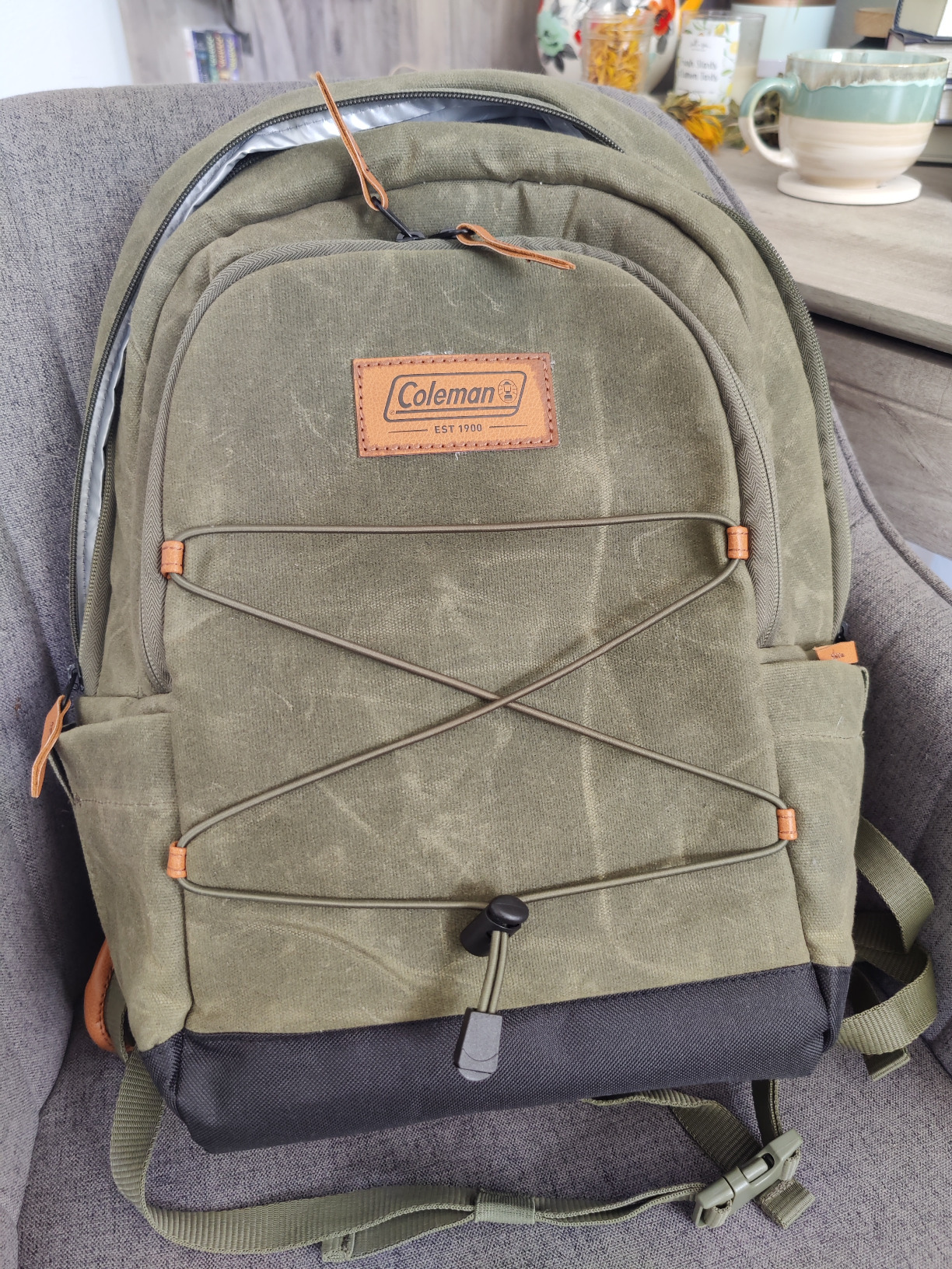 Coleman Backroads 30-Can Soft Cooler Backpack, Leak-Proof Portable Insulated Backpack Cooler, Keeps Contents Cold up to 24Hrs, Built-in Bottle Opener customer photo 1