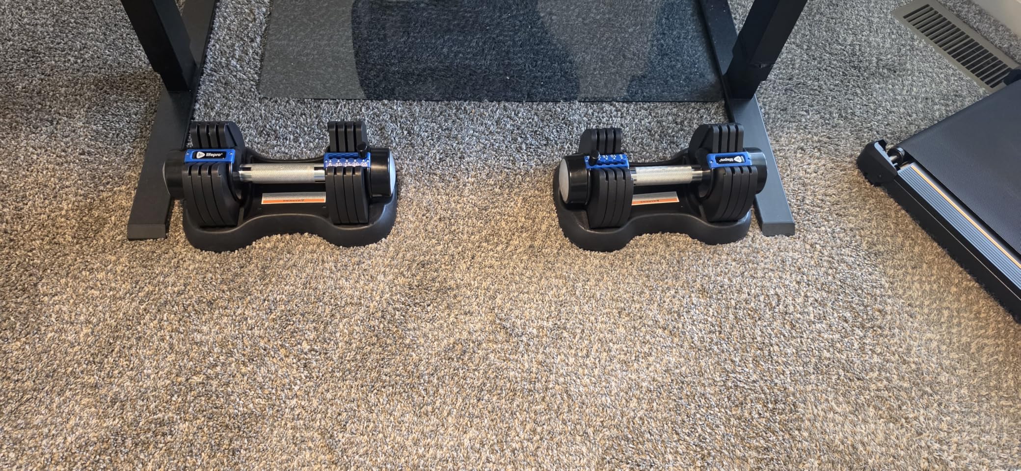 LifePro Adjustable Dumbbells Set Quick-Adjust Space-Saving Weights customer photo 2