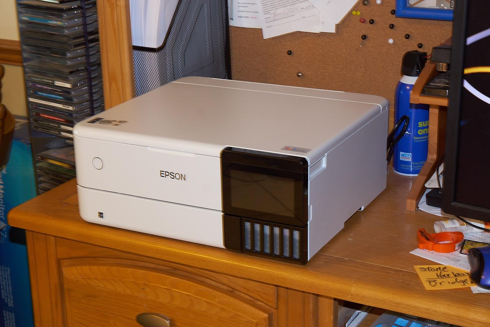 Epson EcoTank Photo ET-8500 Wireless Color All-in-One Supertank Printer customer photo 1
