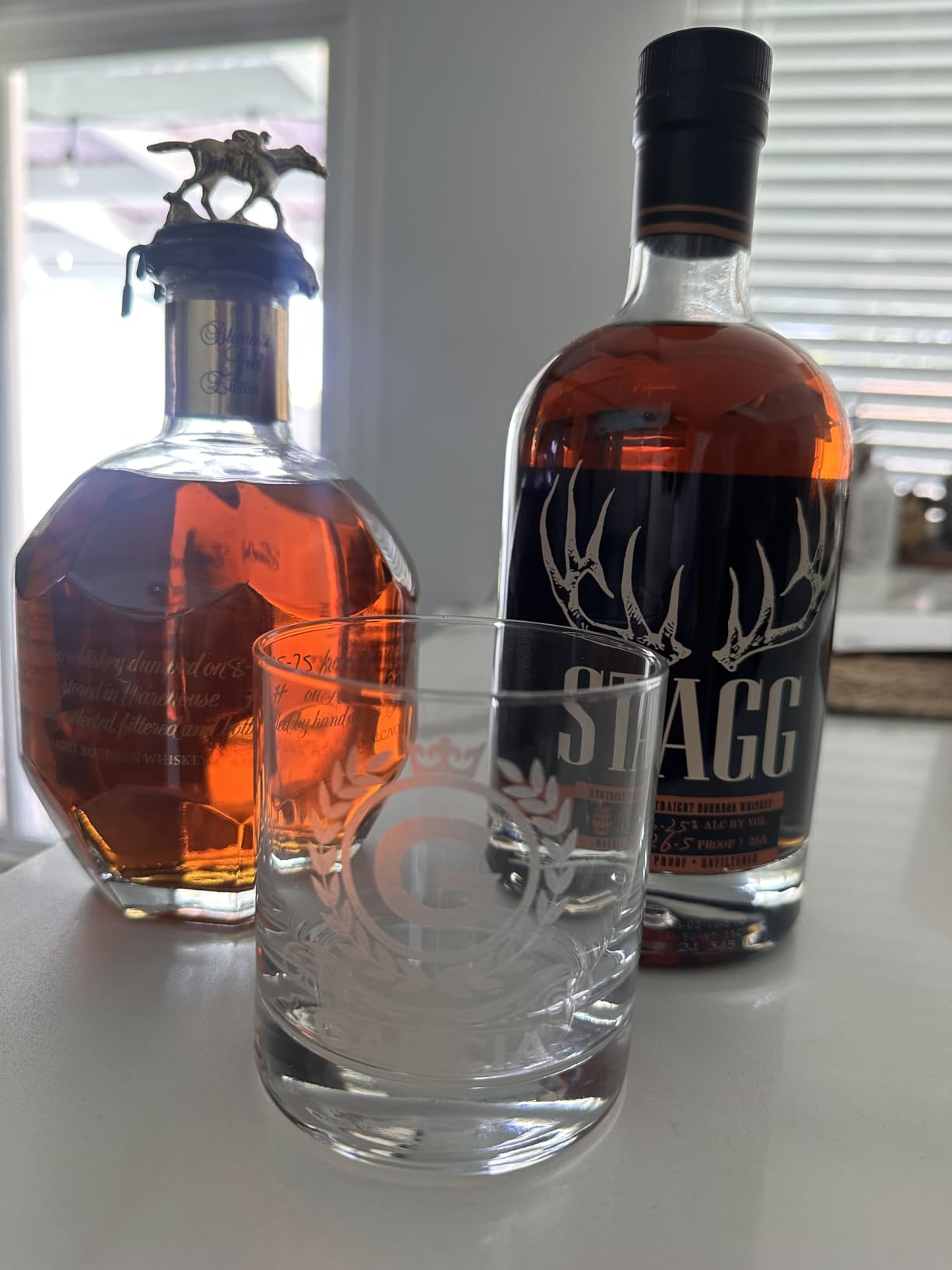 Personalized Whiskey Glass, Engraved Monogram Rocks Cocktail Glass, 10.25 oz Custom Bourbon Gift For Men customer photo 2